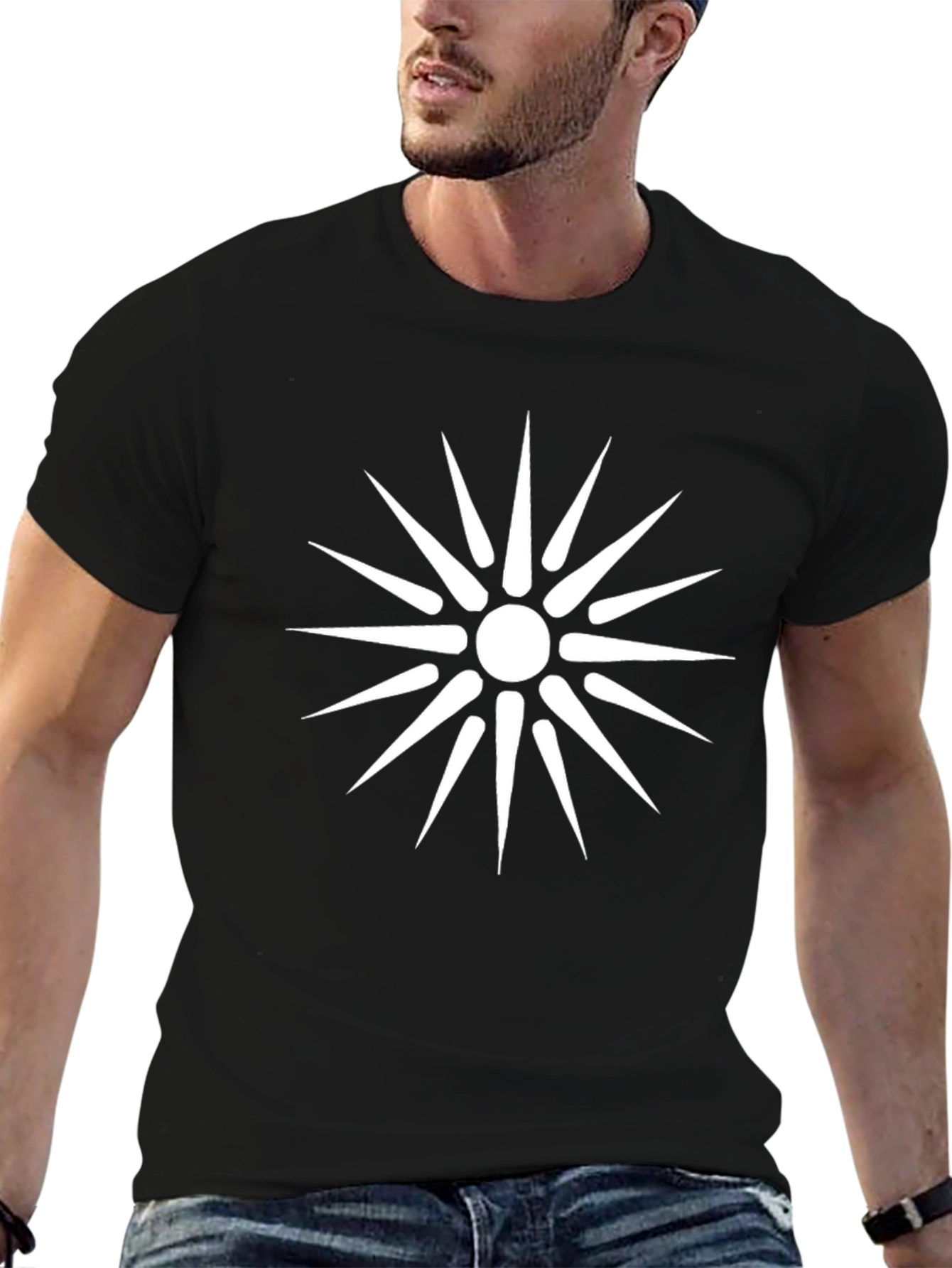 Vergina Sun Black T-Shirt