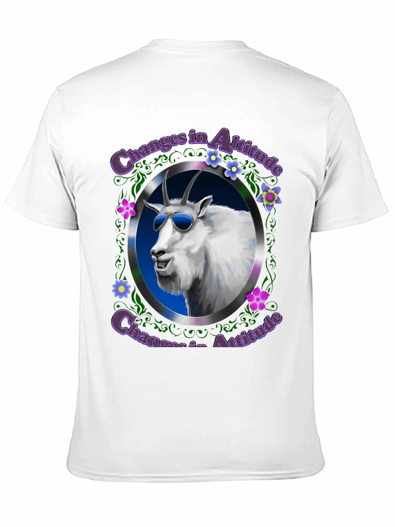 Changes in Altitude T-Shirt: Cool Goat Design