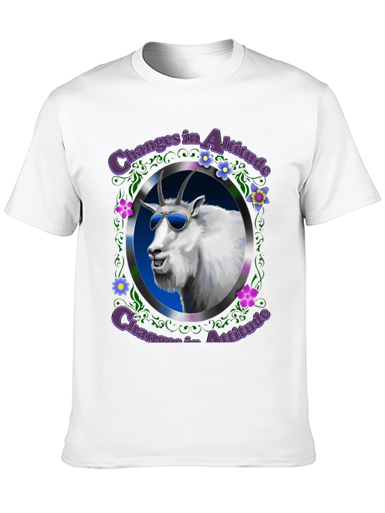 Changes in Altitude T-Shirt: Cool Goat Design