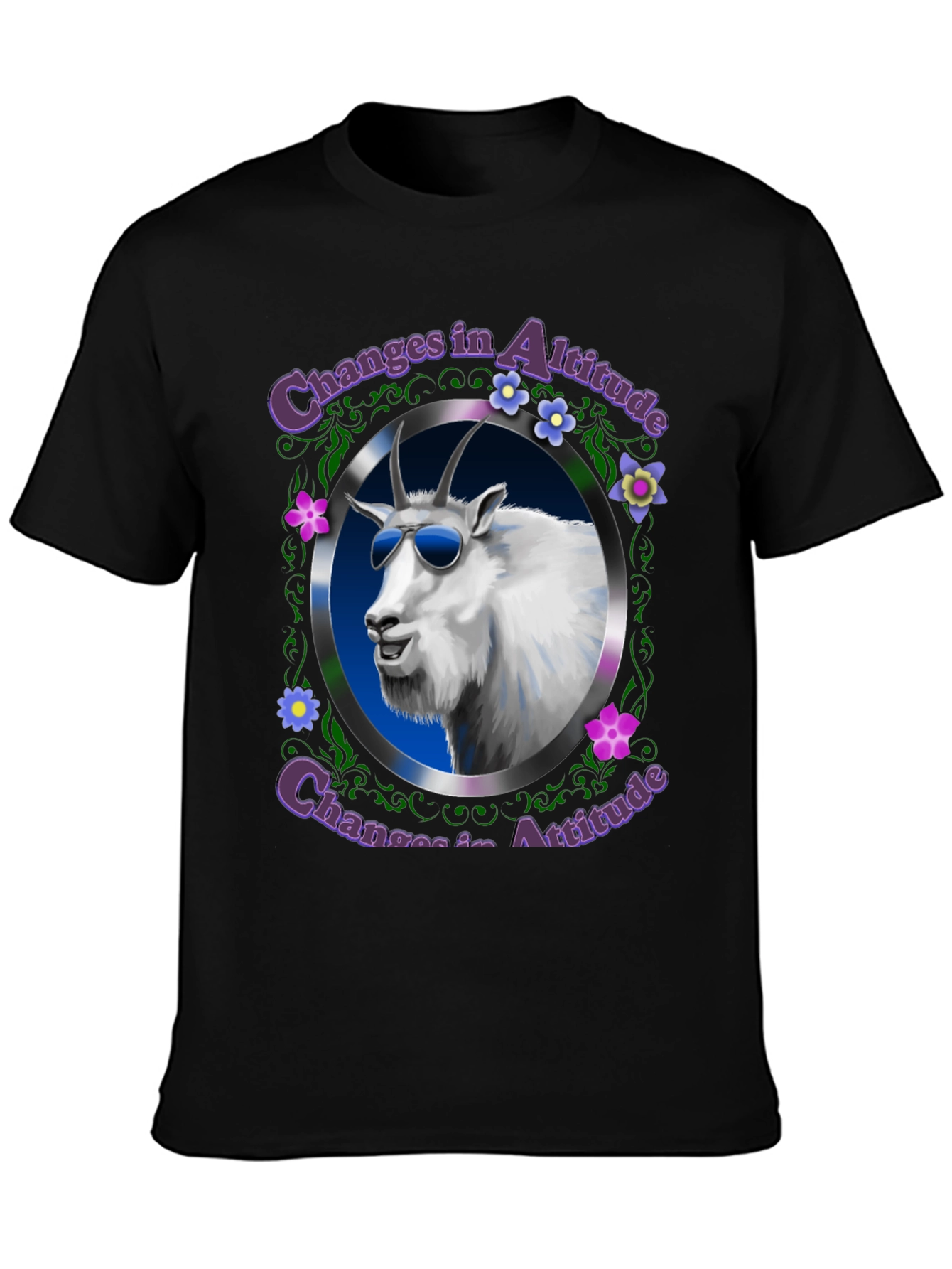 Changes in Altitude T-Shirt: Cool Goat Design