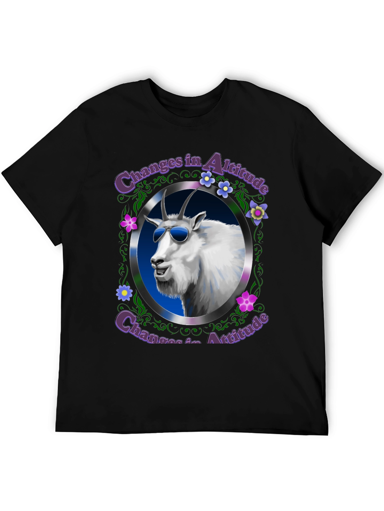 Changes in Altitude T-Shirt: Cool Goat Design