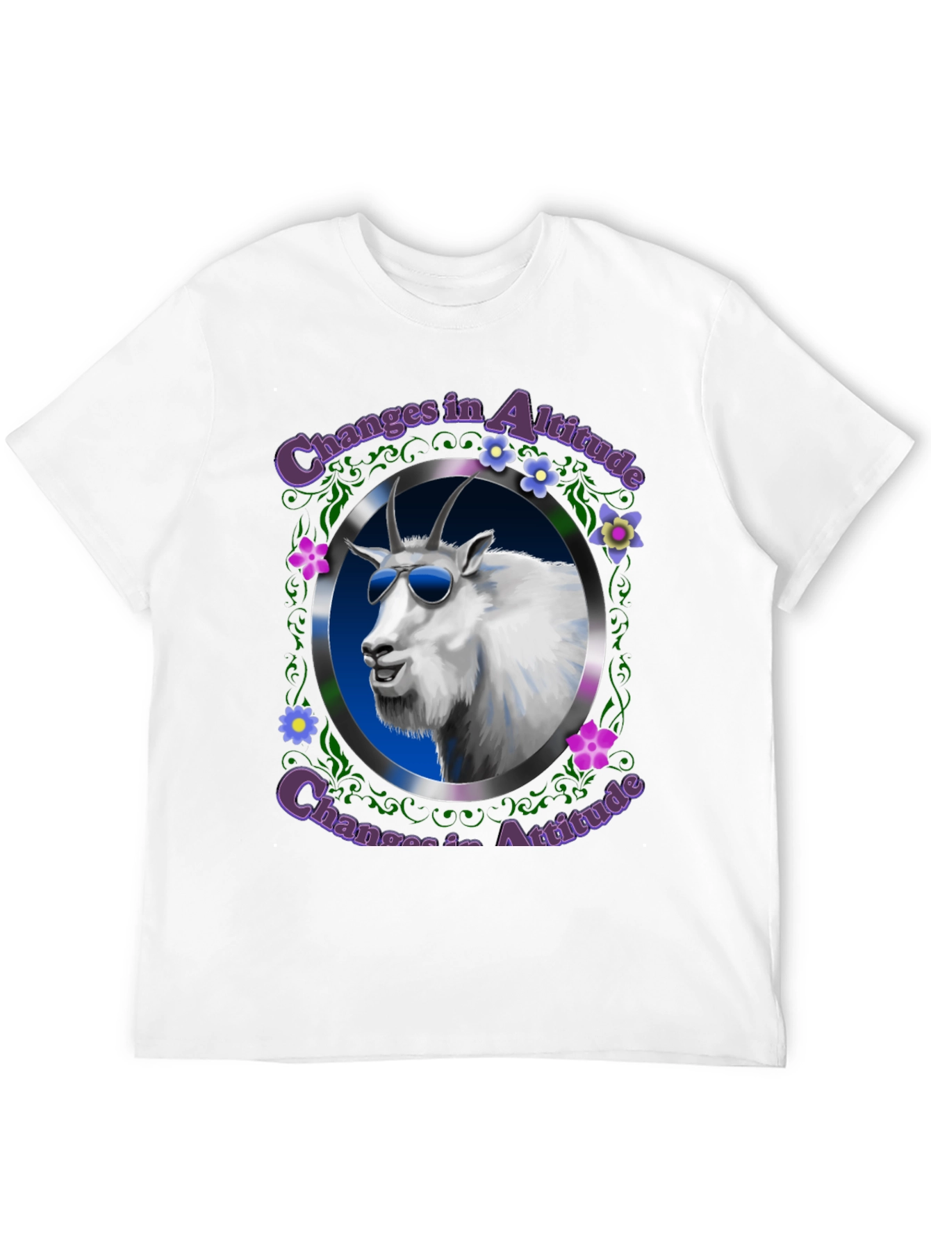 Changes in Altitude T-Shirt: Cool Goat Design