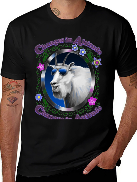 Changes in Altitude T-Shirt: Cool Goat Design