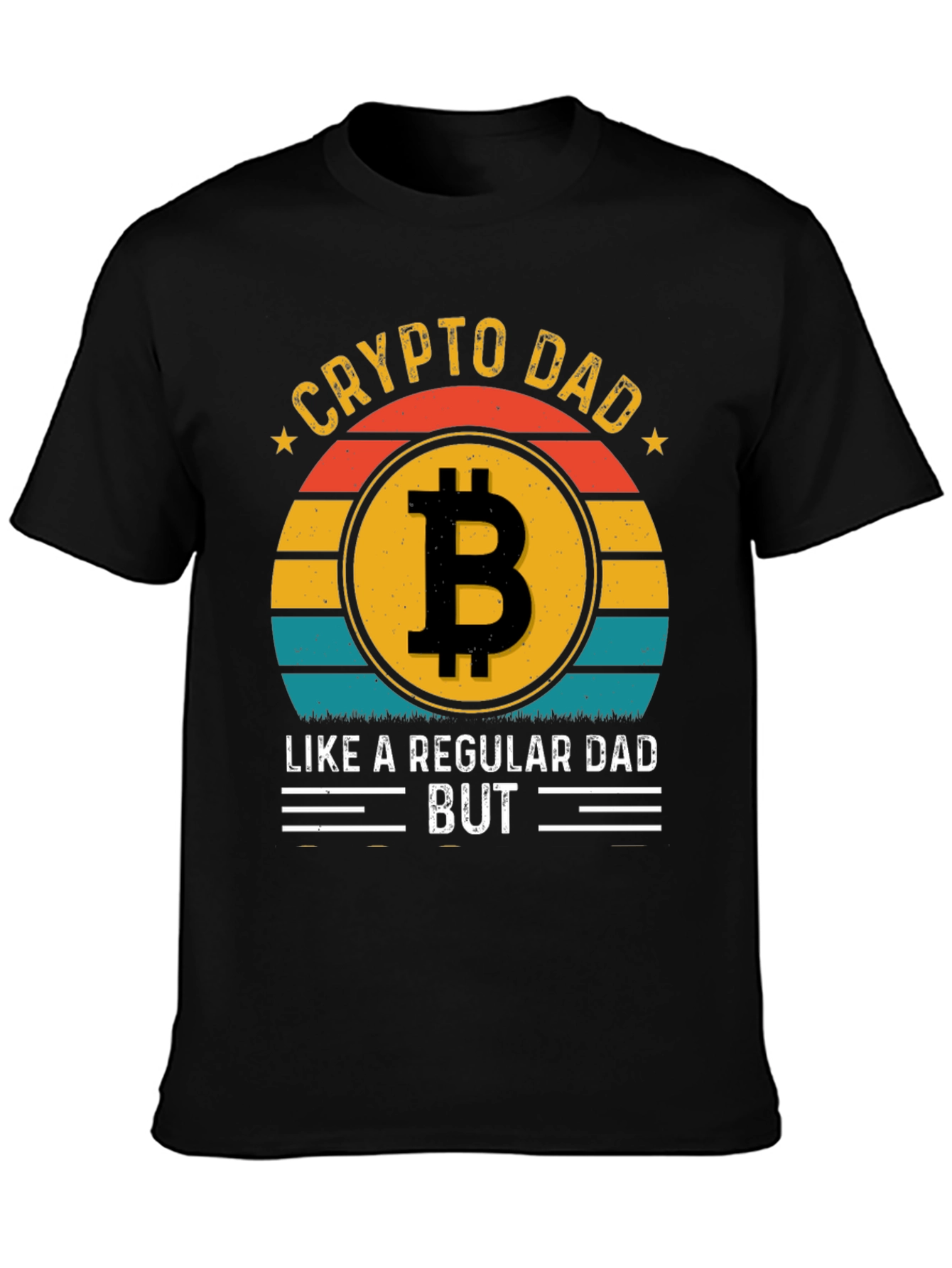 Crypto Dad T-Shirt - Bitcoin Lover