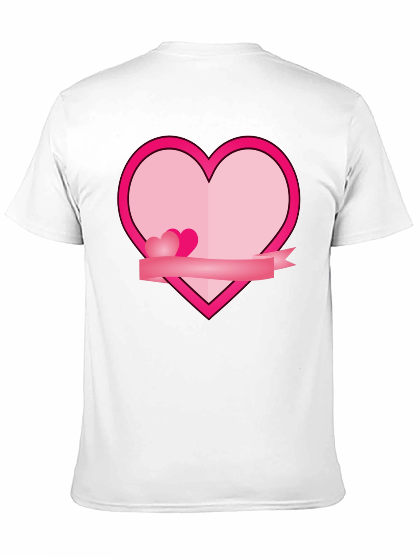 Heart Graphic Black T-Shirt - Love & Romance
