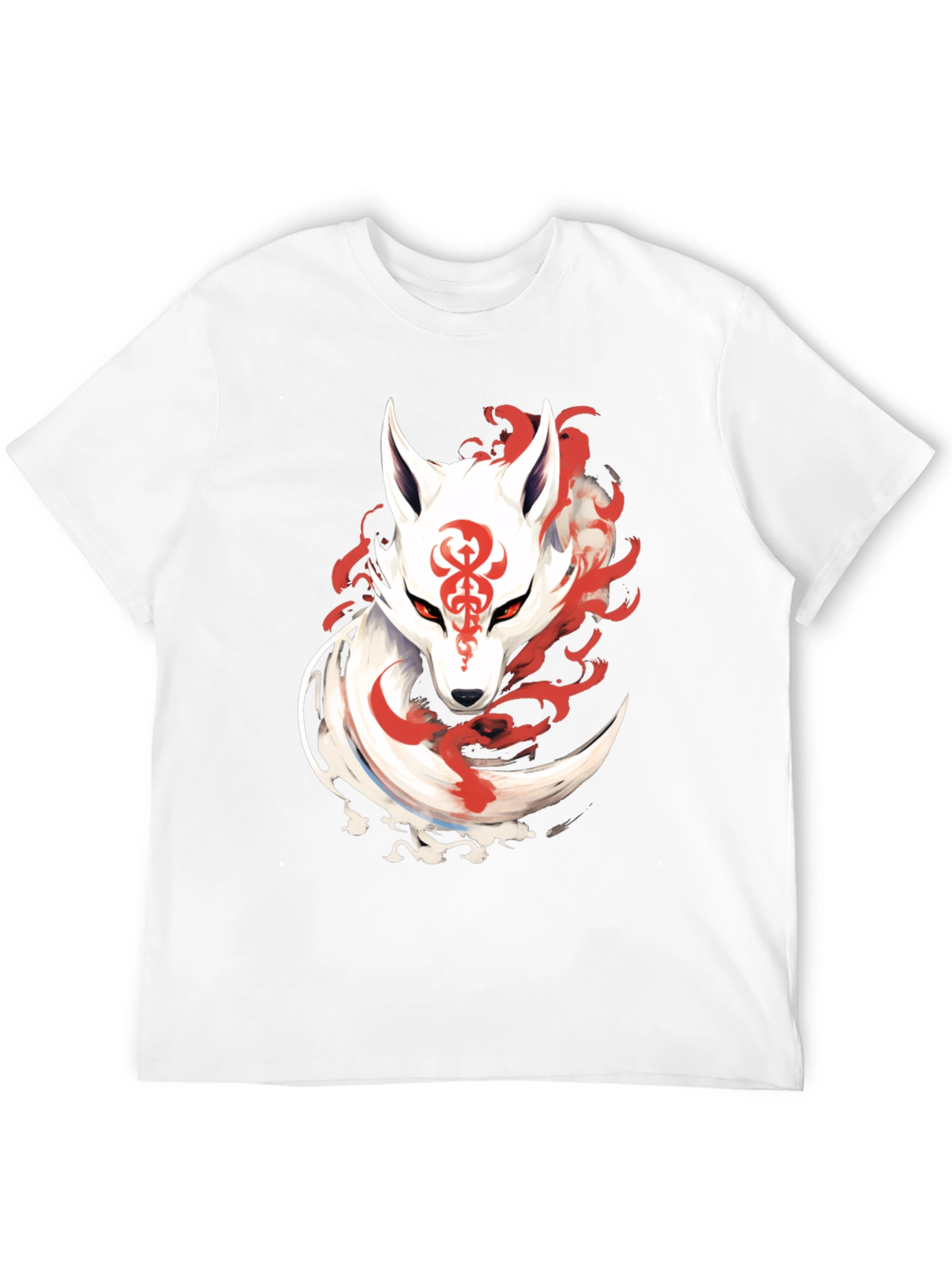 Mystic Fox Graphic Tee - Anime Style Print