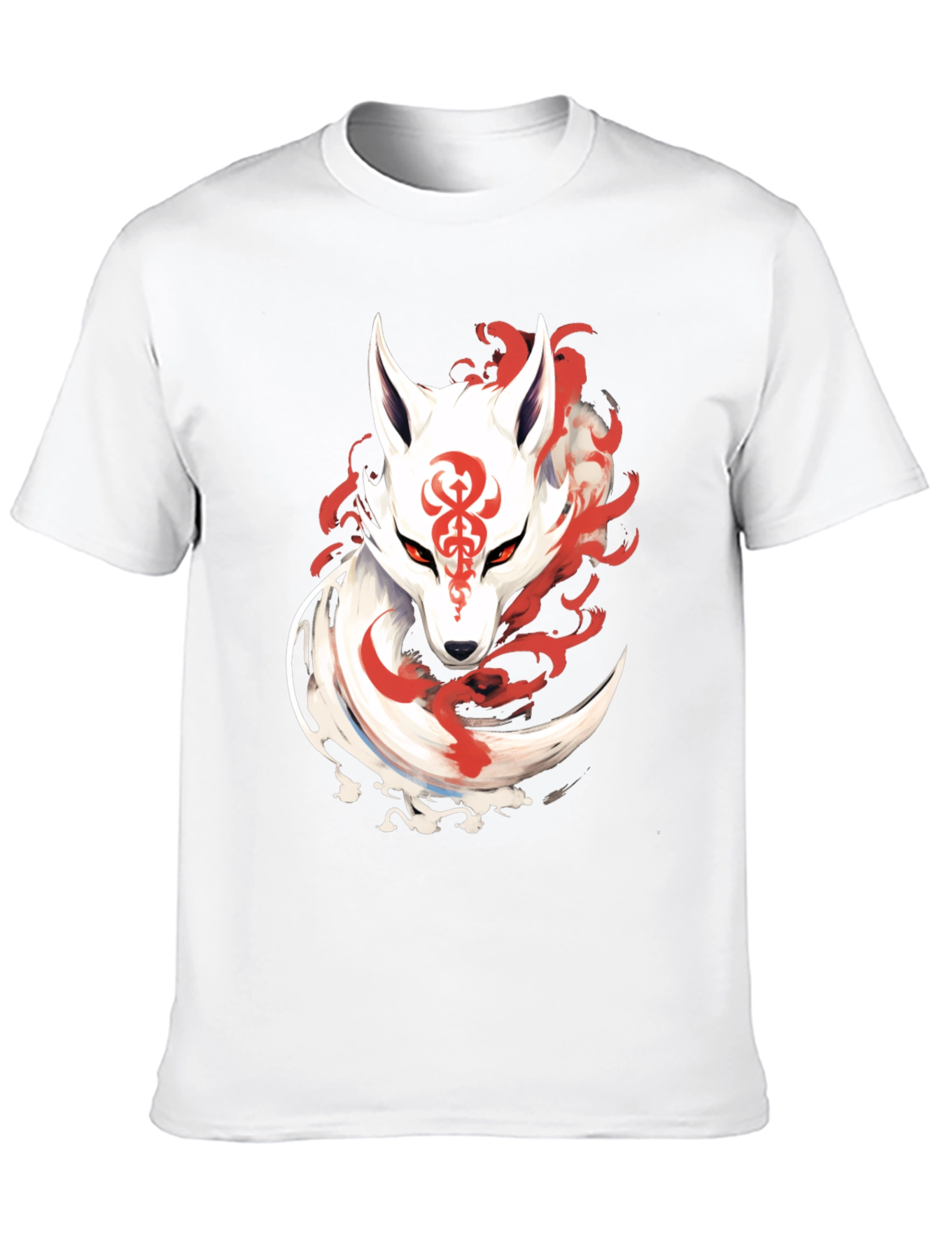 Mystic Fox Graphic Tee - Anime Style Print
