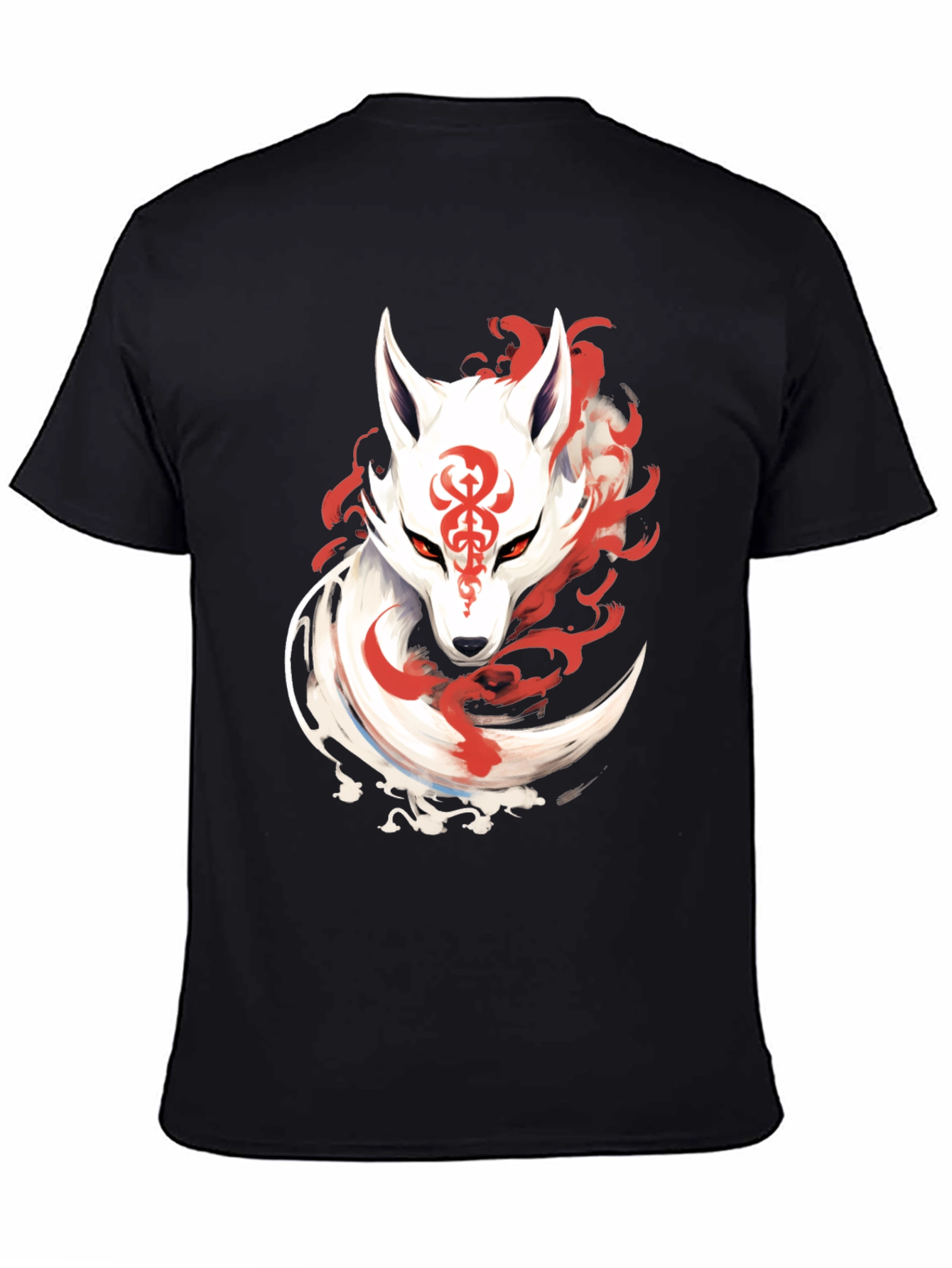 Mystic Fox Graphic Tee - Anime Style Print