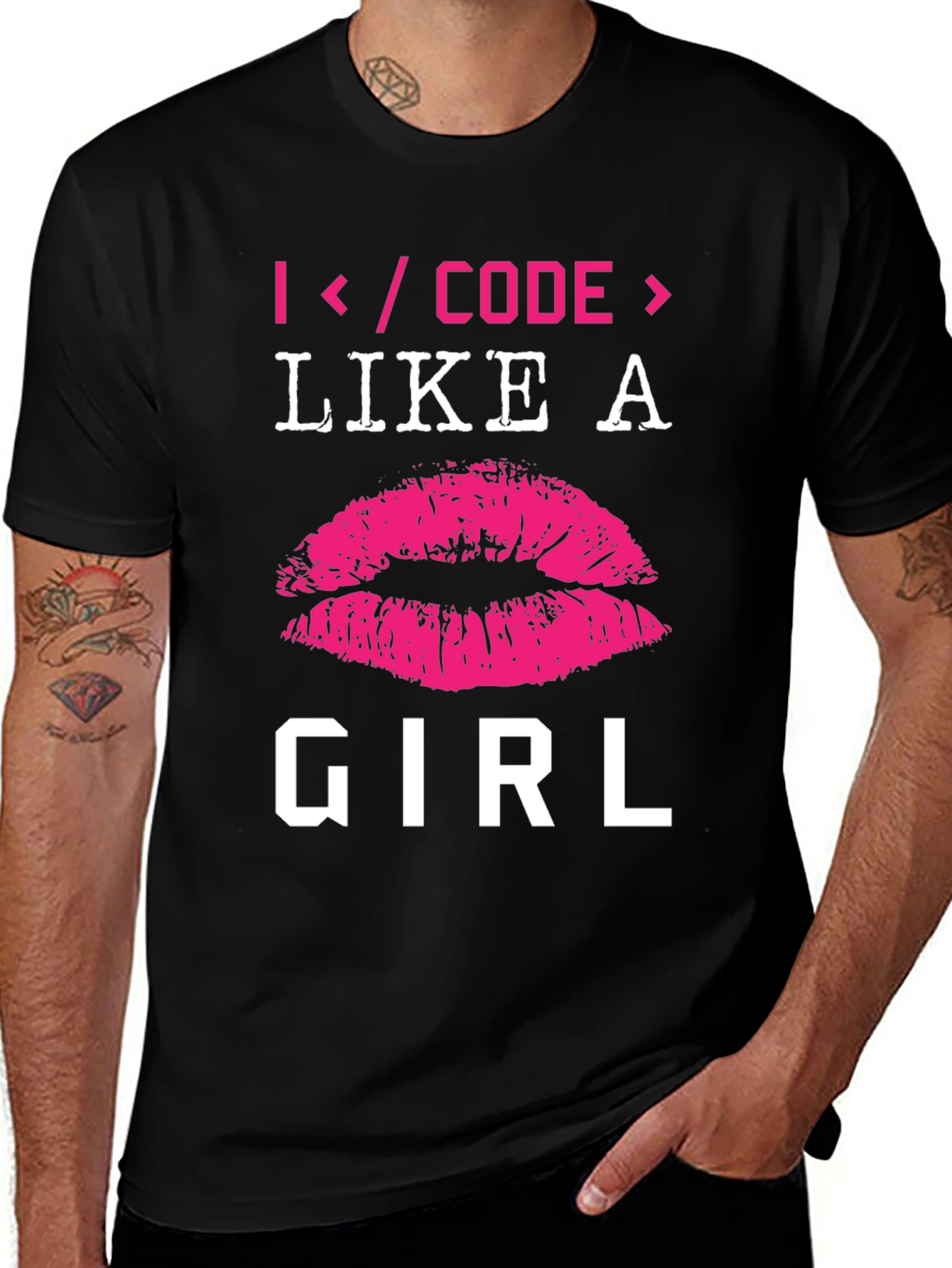 I Code Like a Girl T-Shirt - Programmer Gift