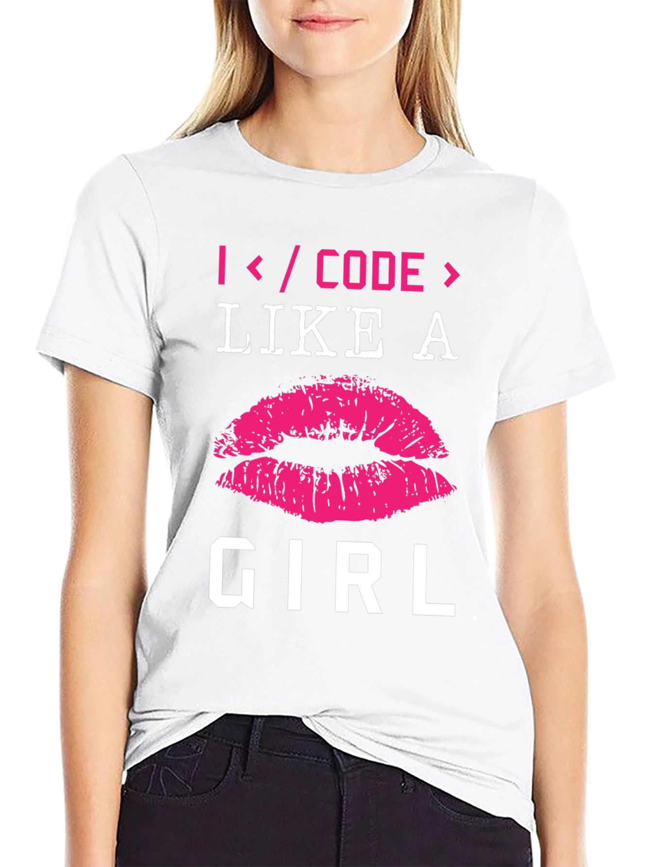 I Code Like a Girl T-Shirt - Programmer Gift
