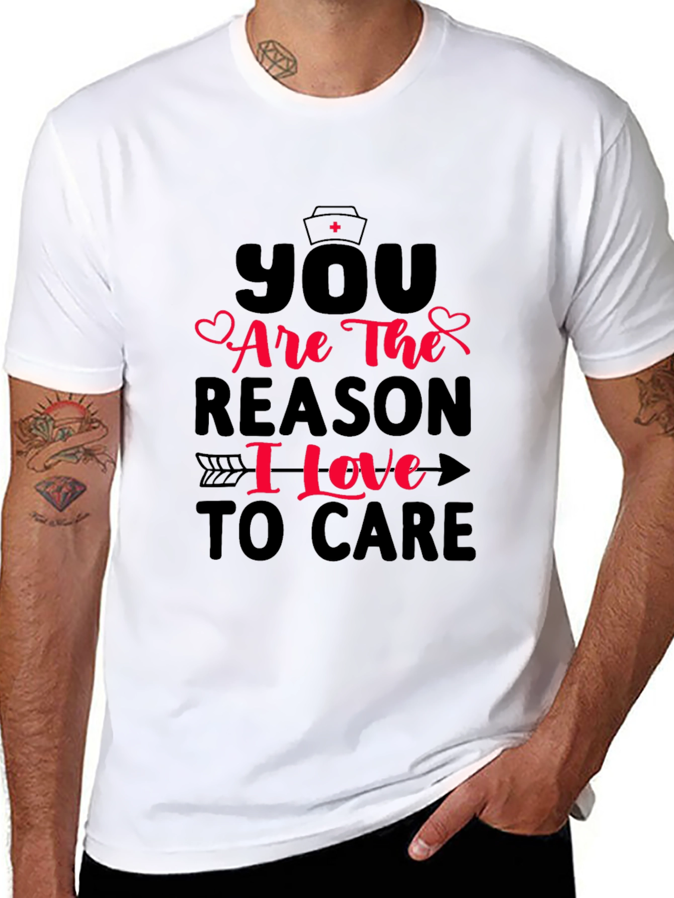 Nurse Love T-Shirt - You Are The Reason
