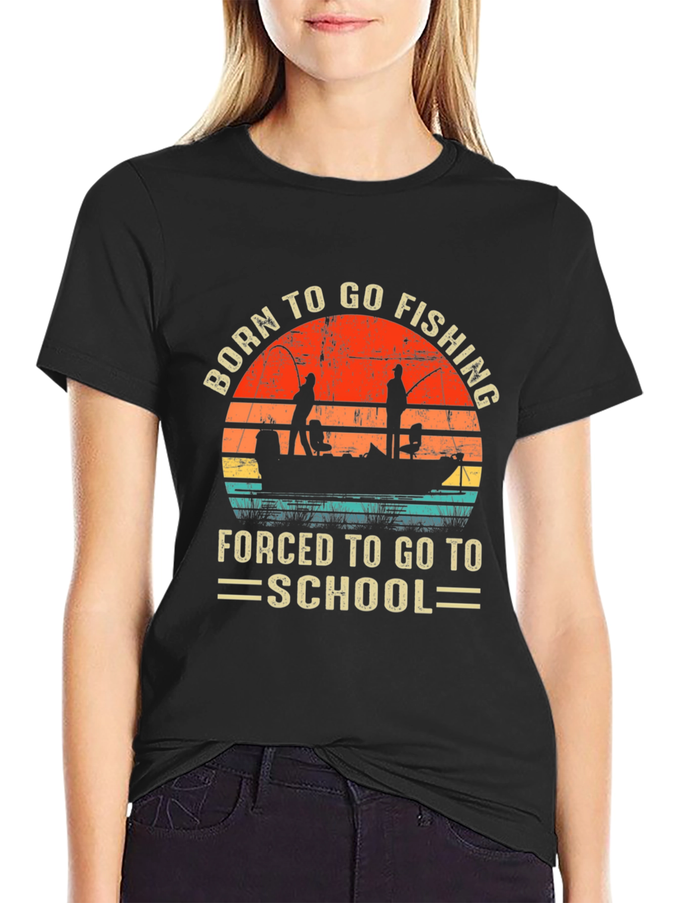 Born to Fish Graphic T-Shirt