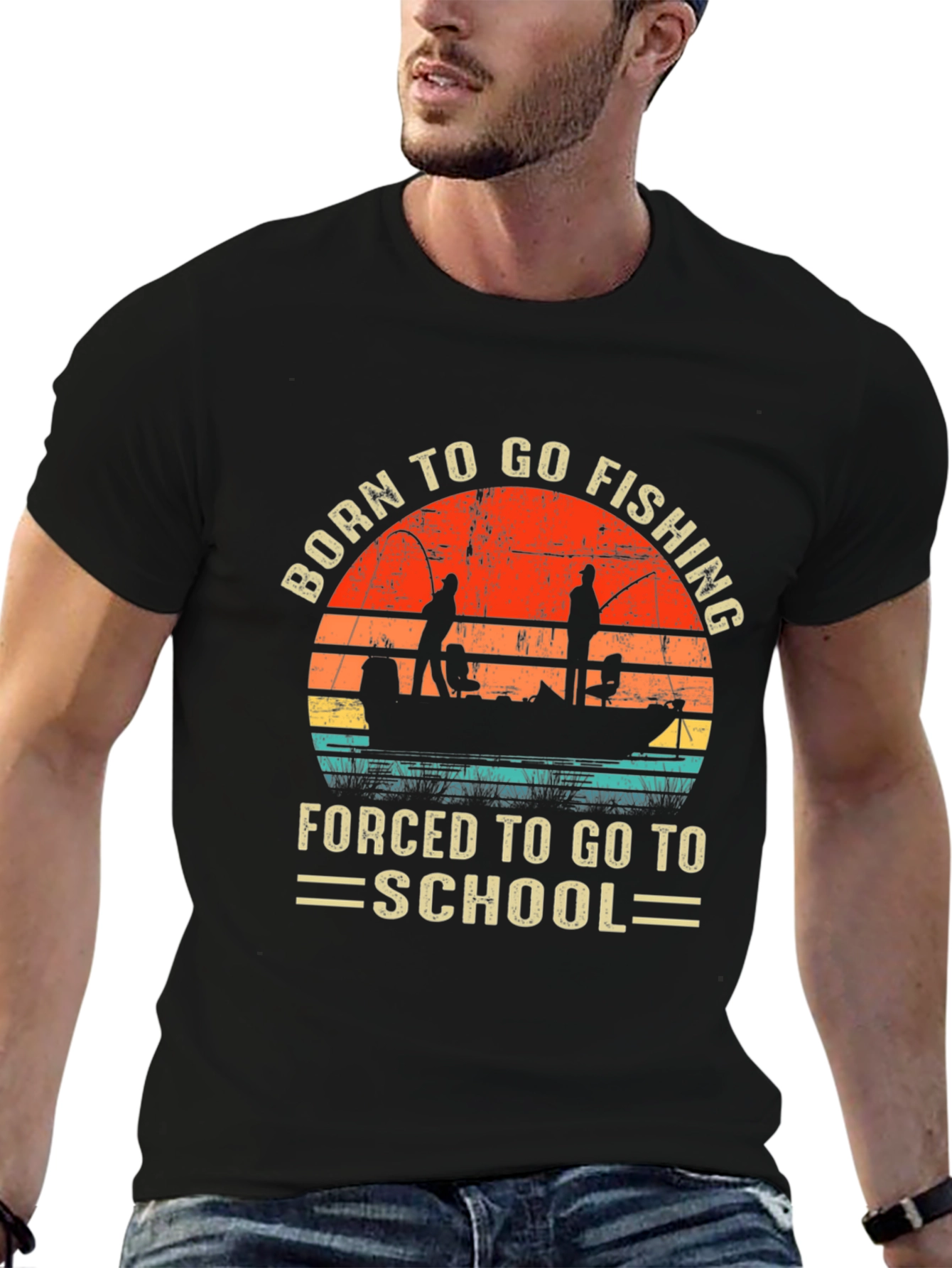 Born to Fish Graphic T-Shirt