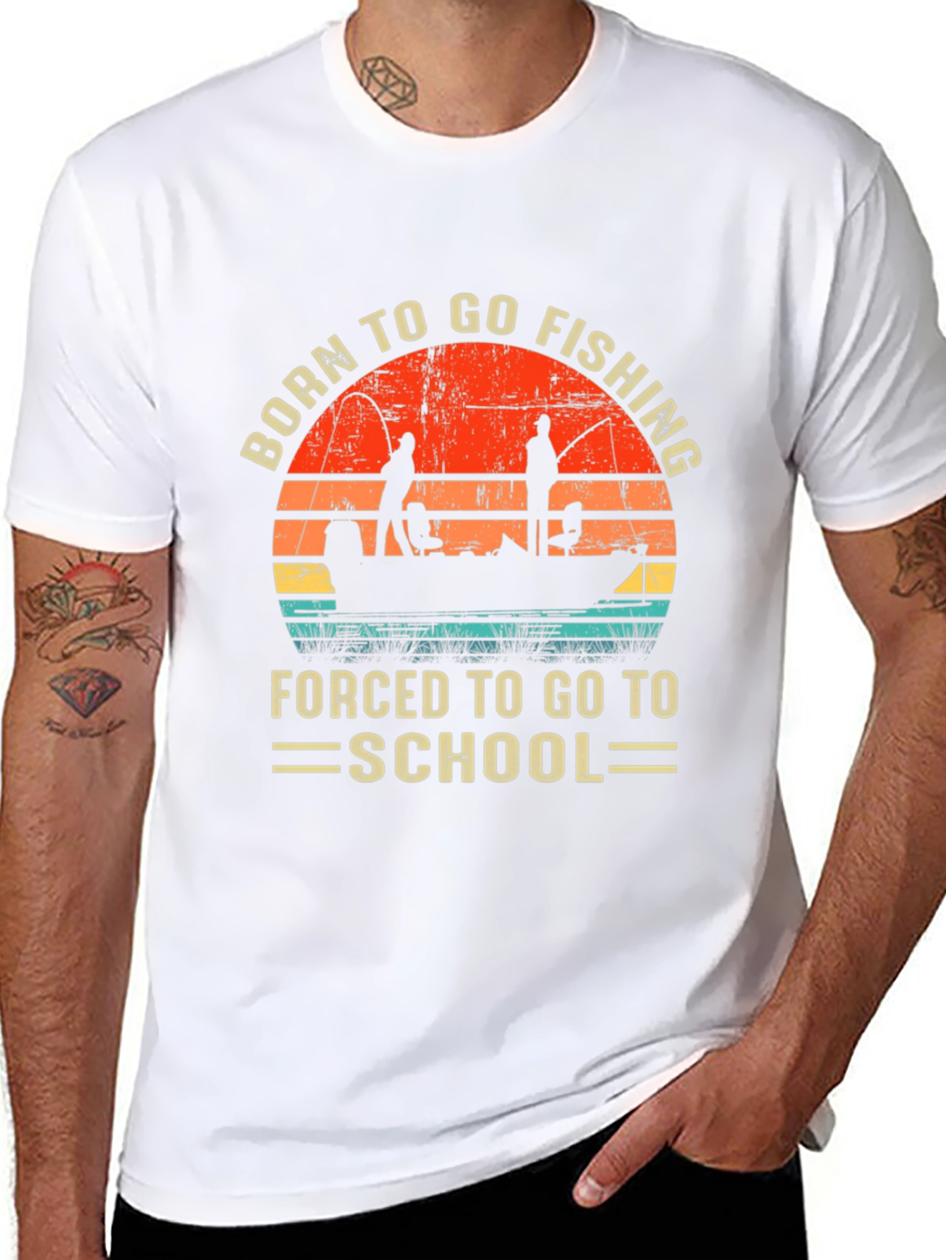 Born to Fish Graphic T-Shirt