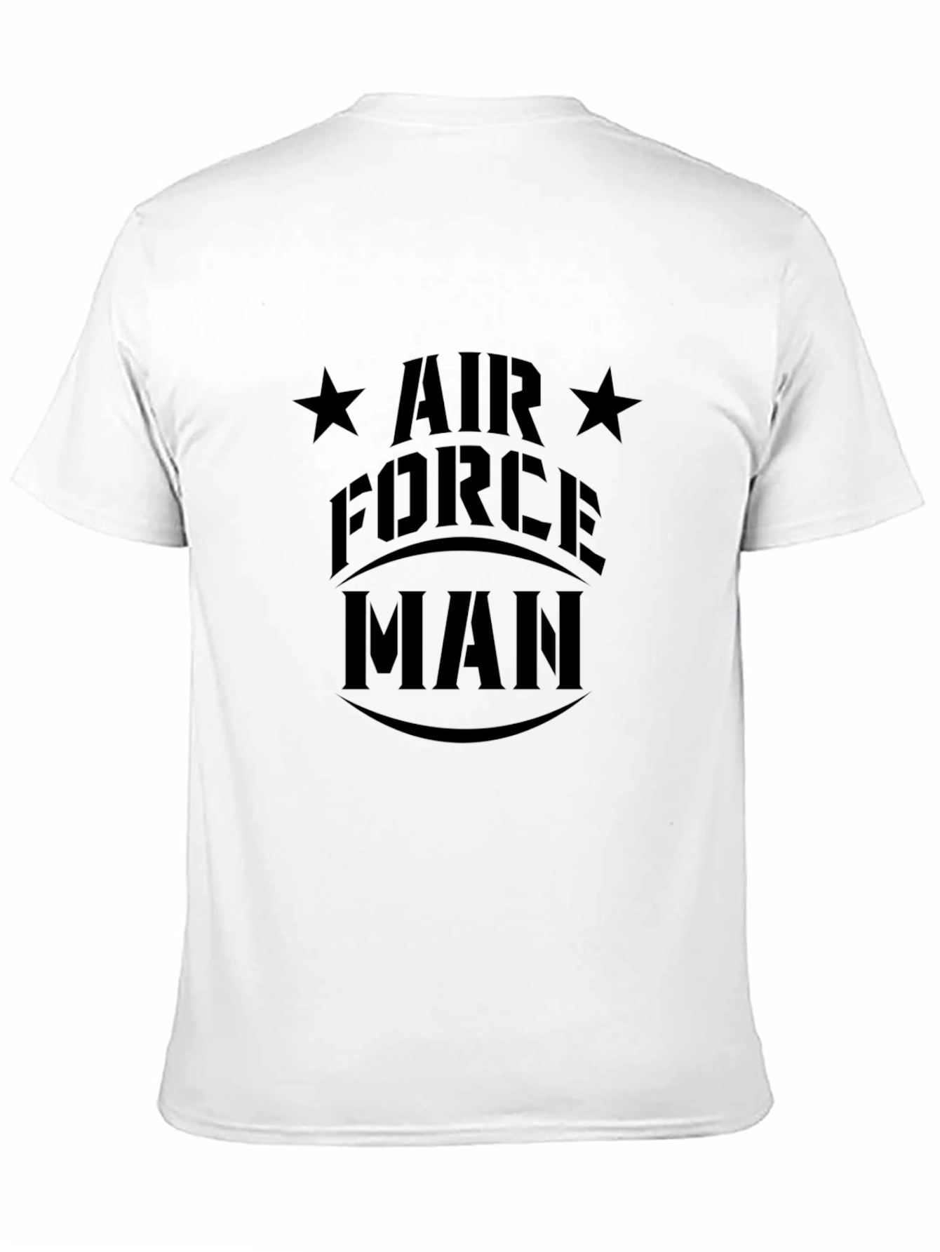 Air Force Man Black T-Shirt