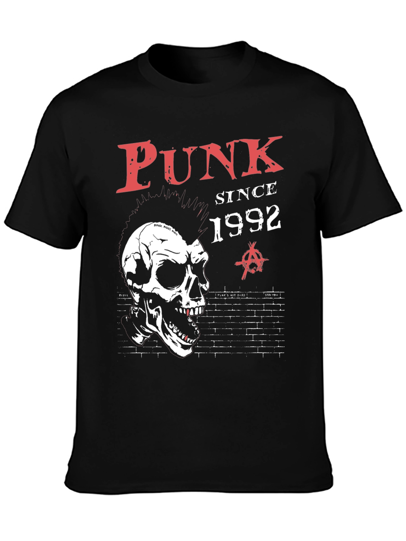 Punk Since 1992 Graphic T-Shirt - Skull Design