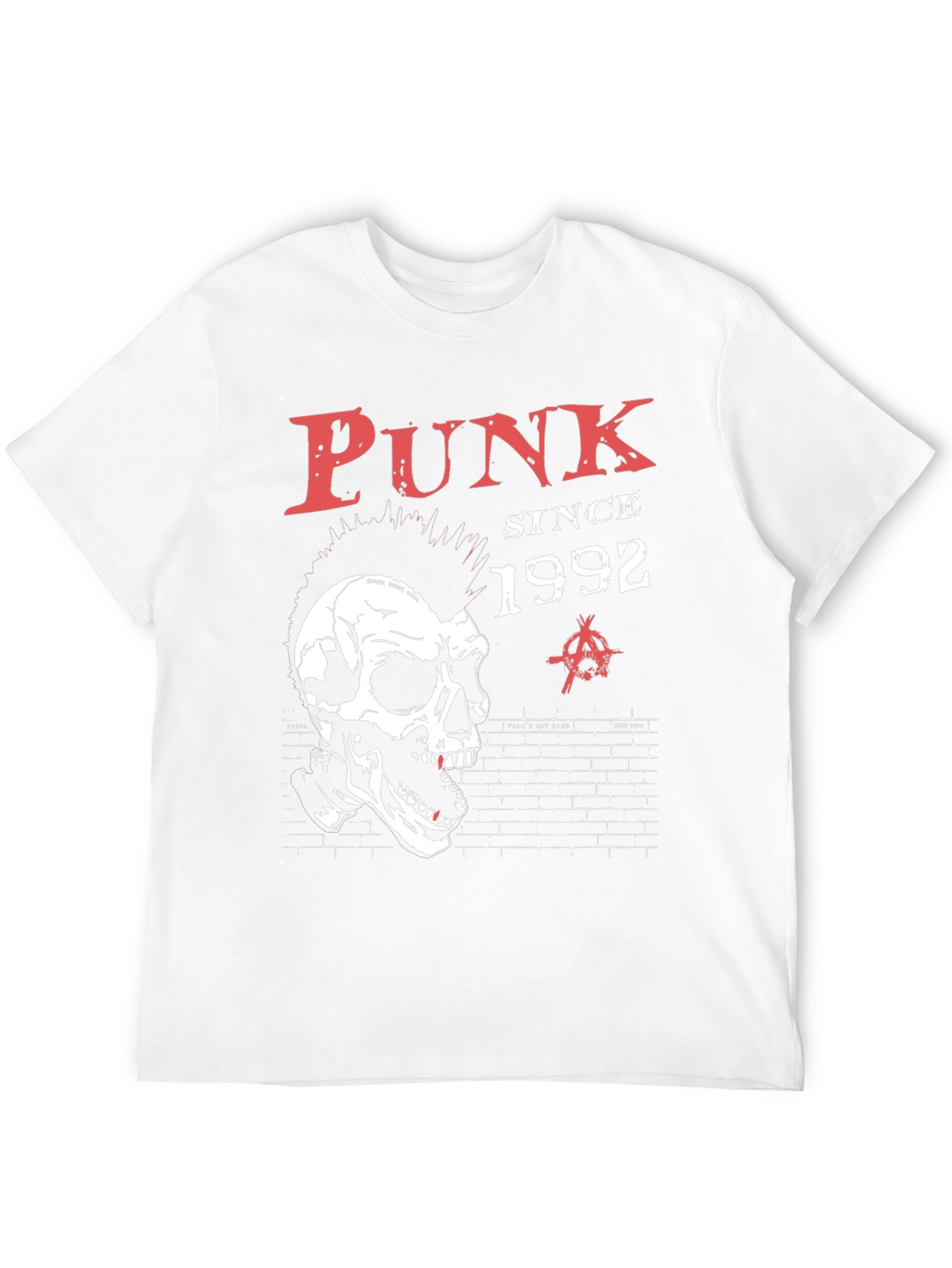 Punk Since 1992 Graphic T-Shirt - Skull Design