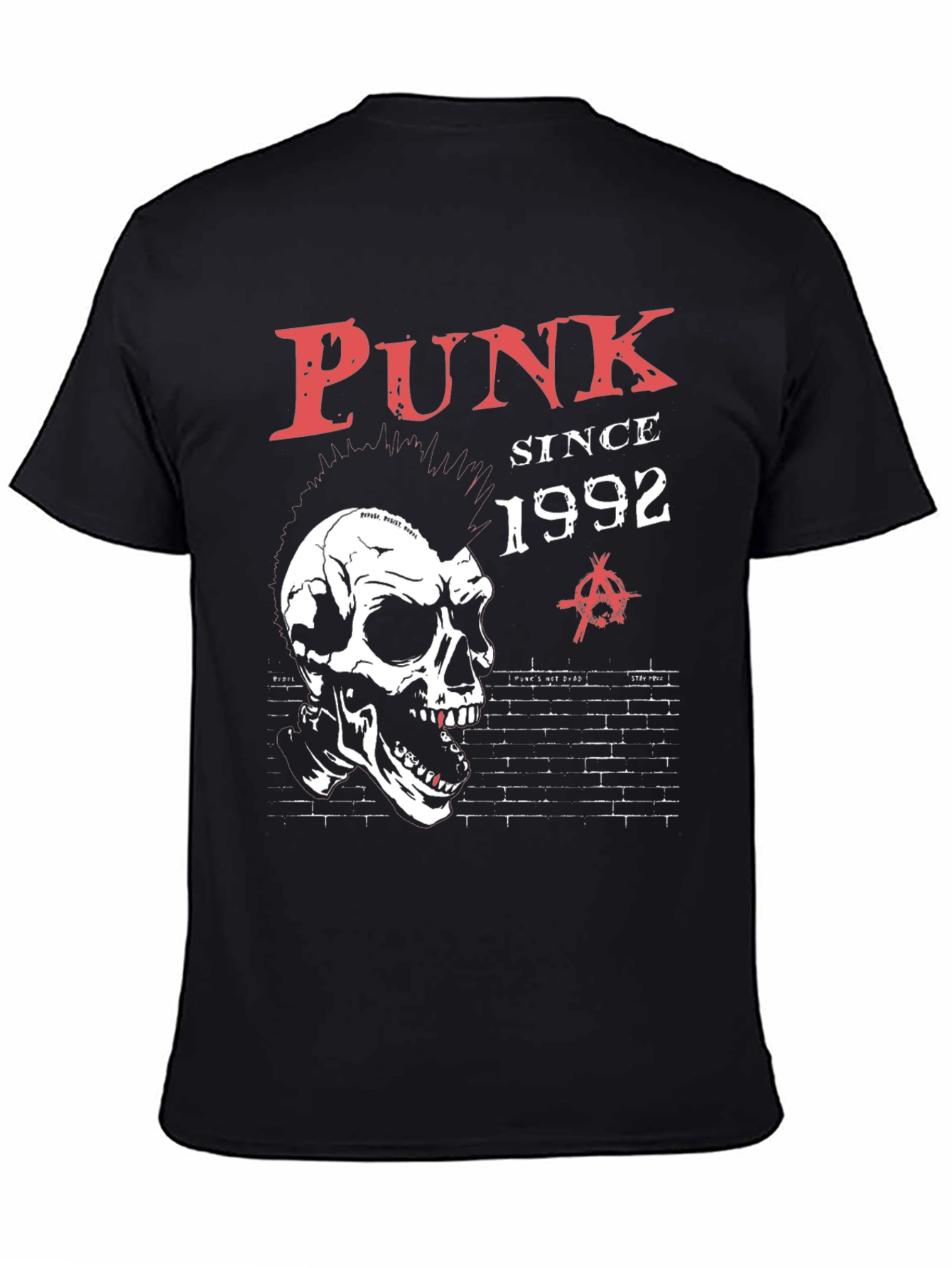 Punk Since 1992 Graphic T-Shirt - Skull Design