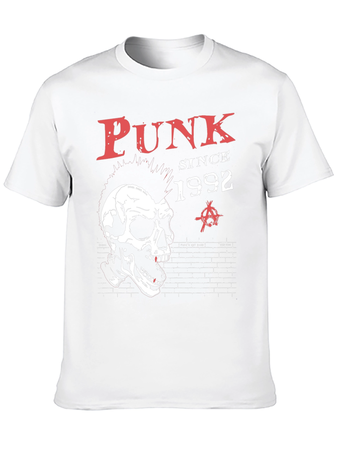 Punk Since 1992 Graphic T-Shirt - Skull Design