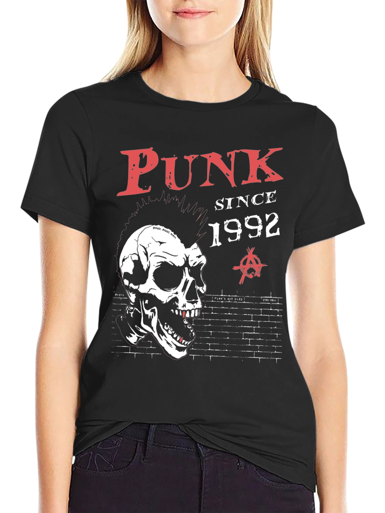 Punk Since 1992 Graphic T-Shirt - Skull Design