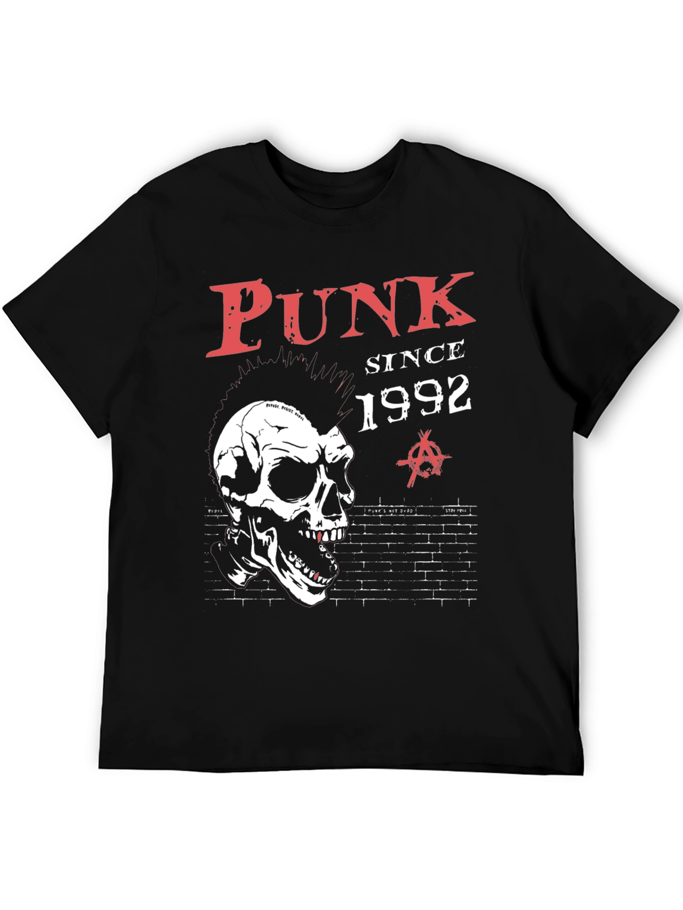 Punk Since 1992 Graphic T-Shirt - Skull Design