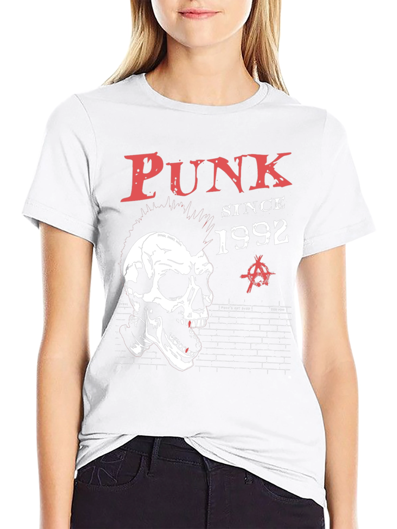 Punk Since 1992 Graphic T-Shirt - Skull Design