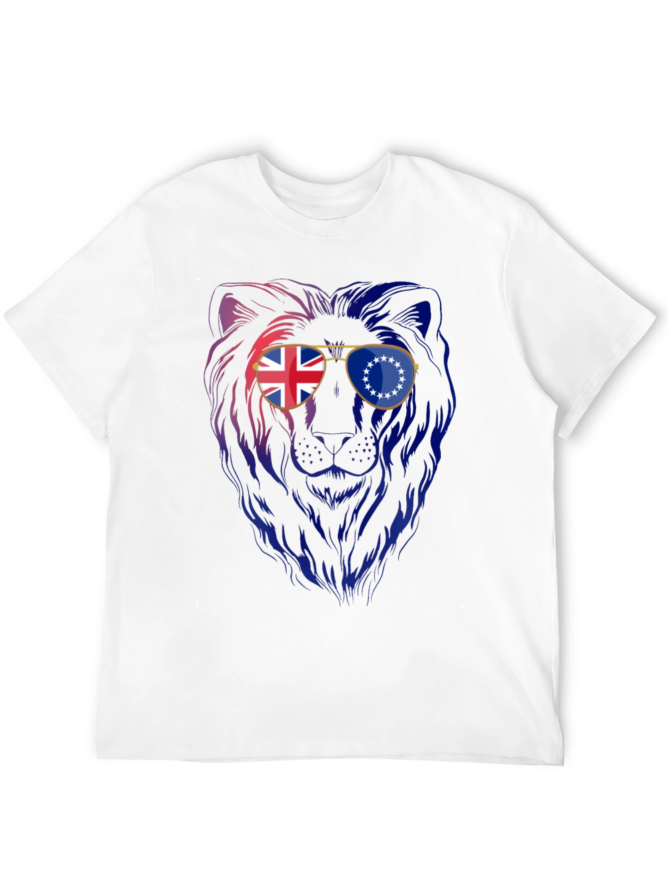 Lion Sunglasses Graphic Tee