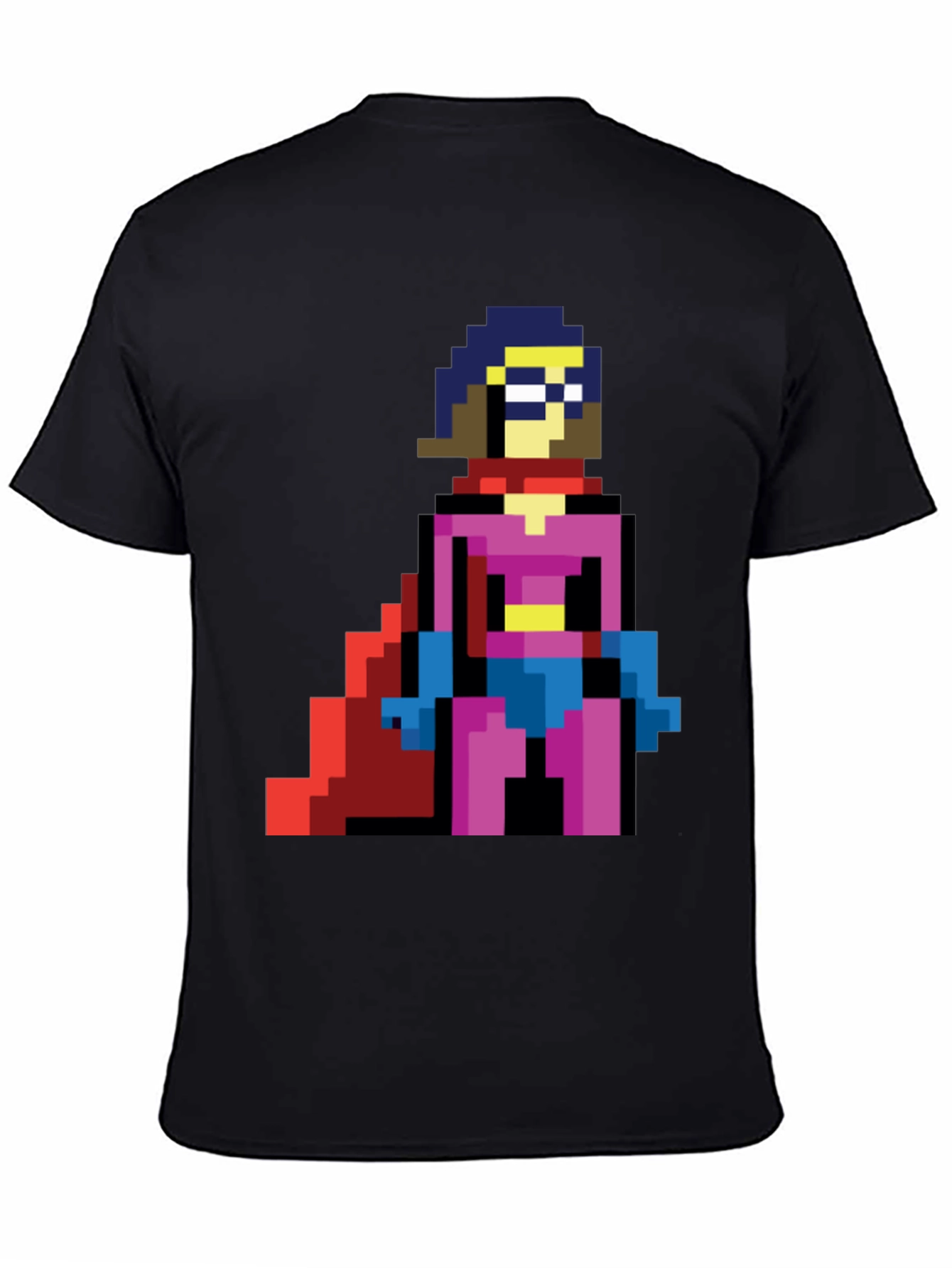 Pixel Superhero T-Shirt - Retro Gaming Style
