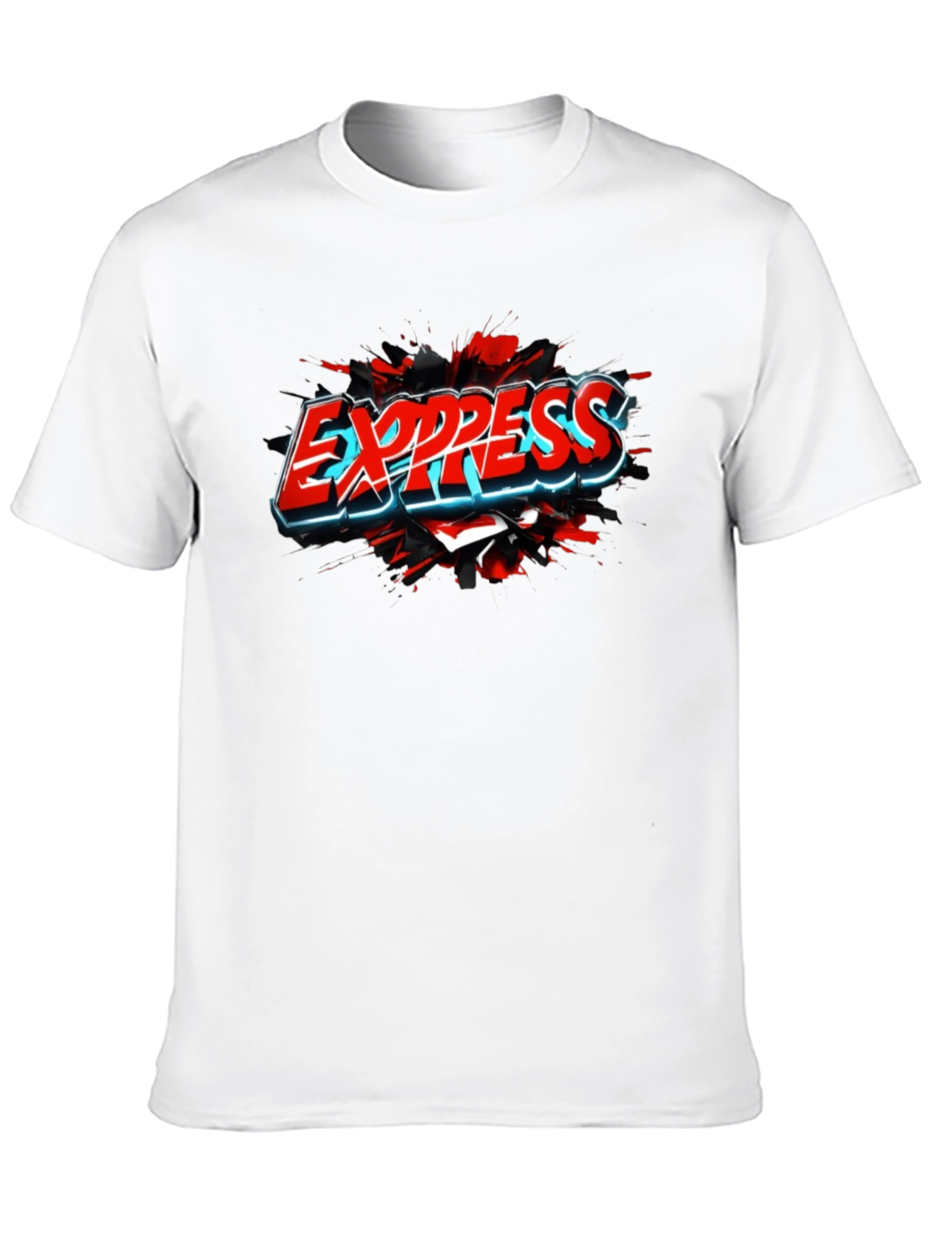 Express Graphic Black T-Shirt