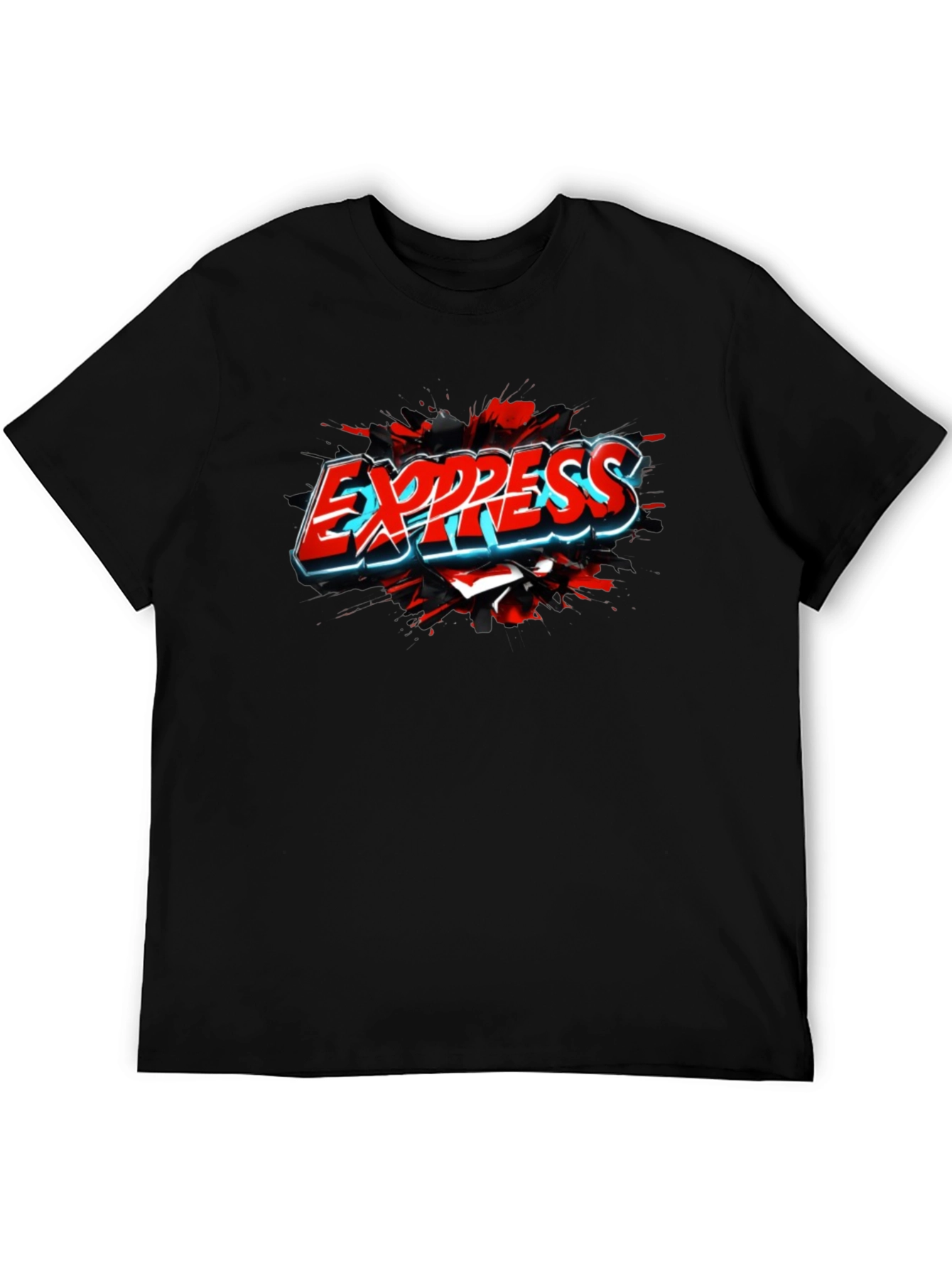 Express Graphic Black T-Shirt