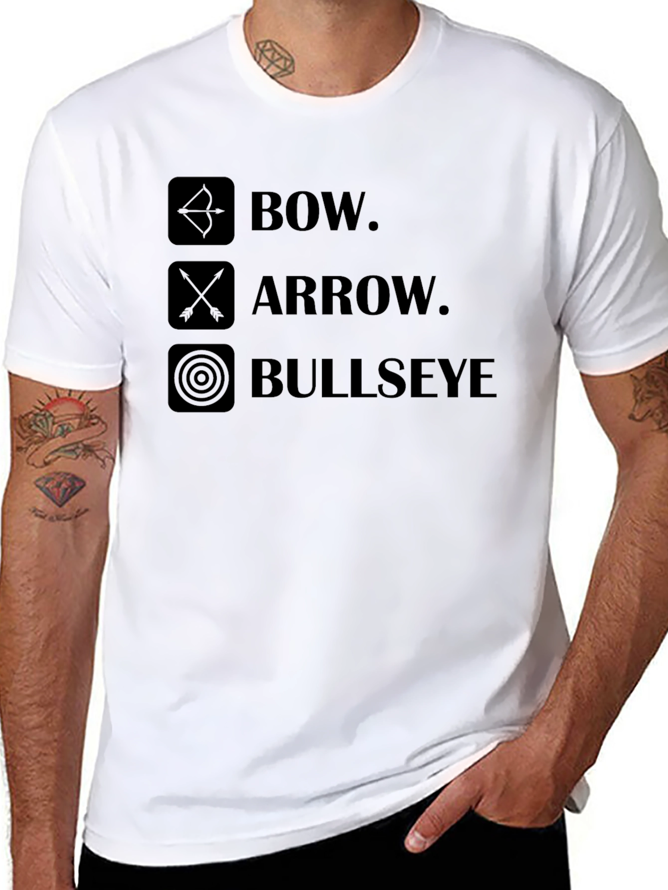Archery Bow Arrow Bullseye T-Shirt