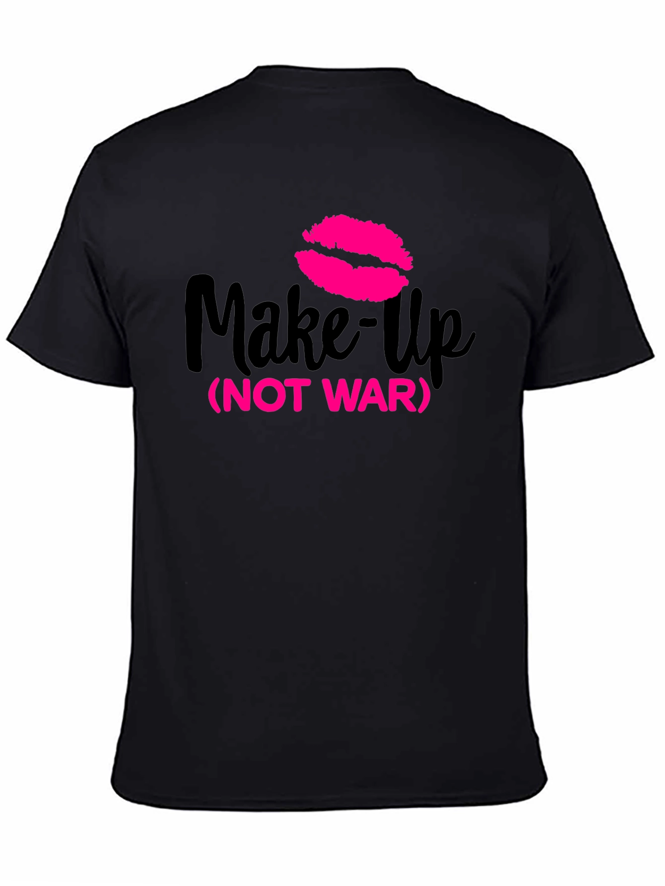 Make-Up Not War Graphic Tee - Trendy Statement Shirt