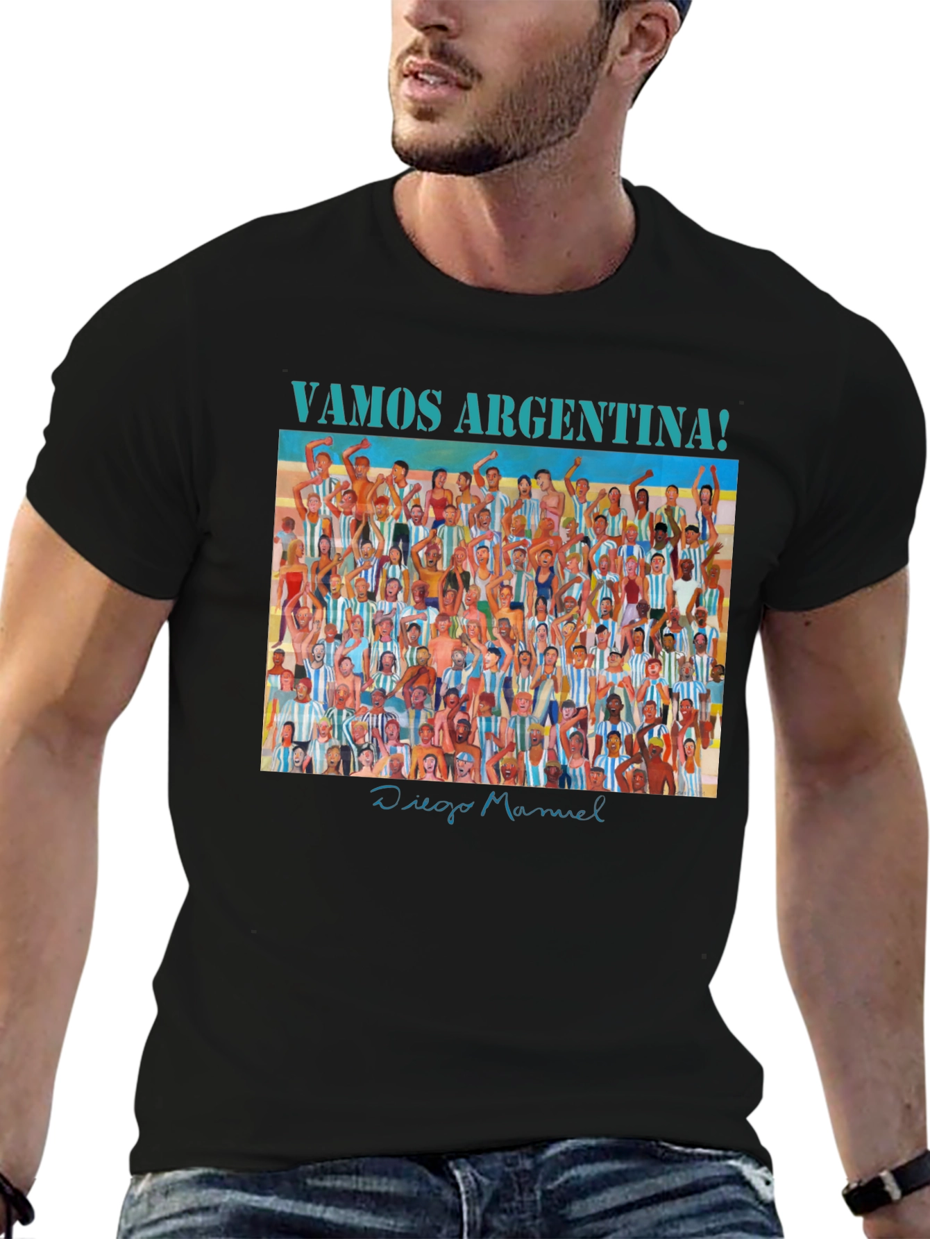 Vamos Argentina T-Shirt - Soccer Fan Tee