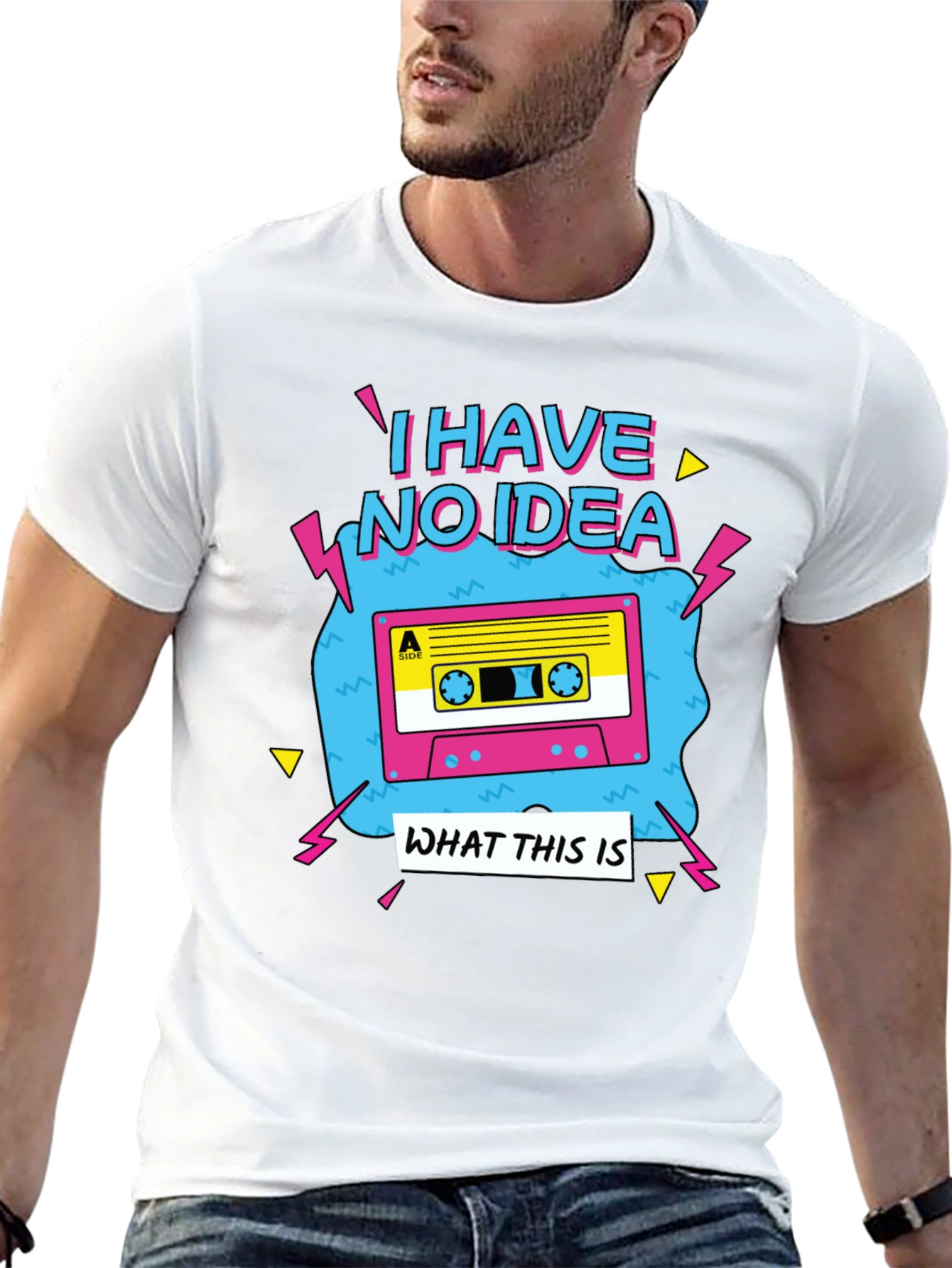 Retro I Have No Idea Cassette T-Shirt
