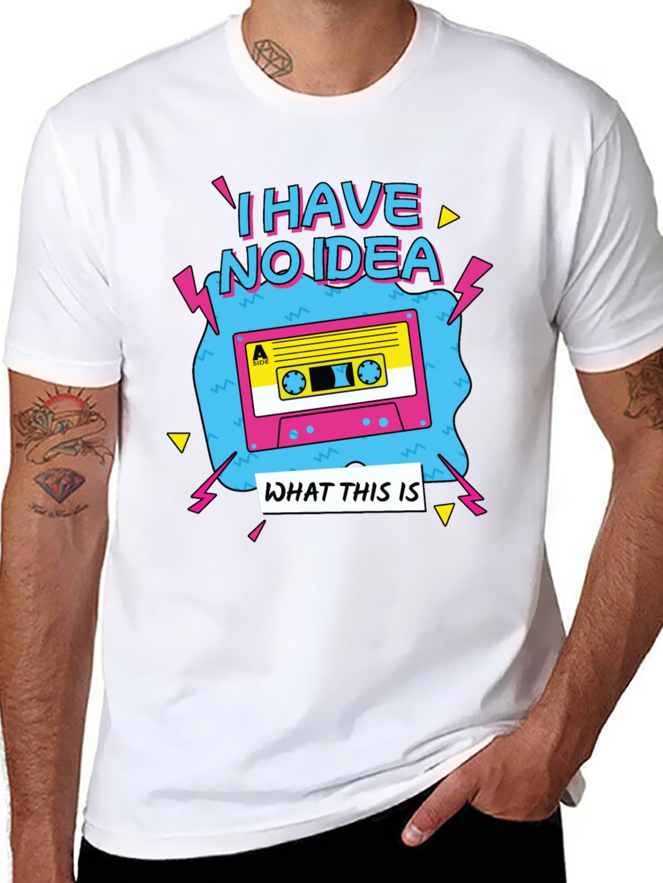 Retro I Have No Idea Cassette T-Shirt
