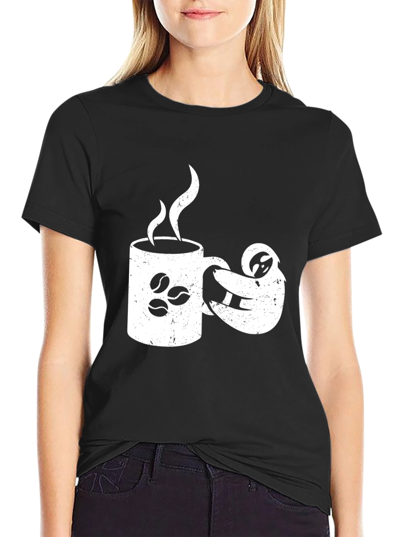 Sloth Coffee Lover Graphic Tee