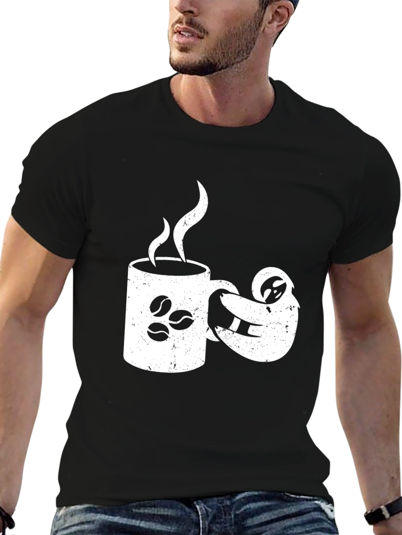 Sloth Coffee Lover Graphic Tee