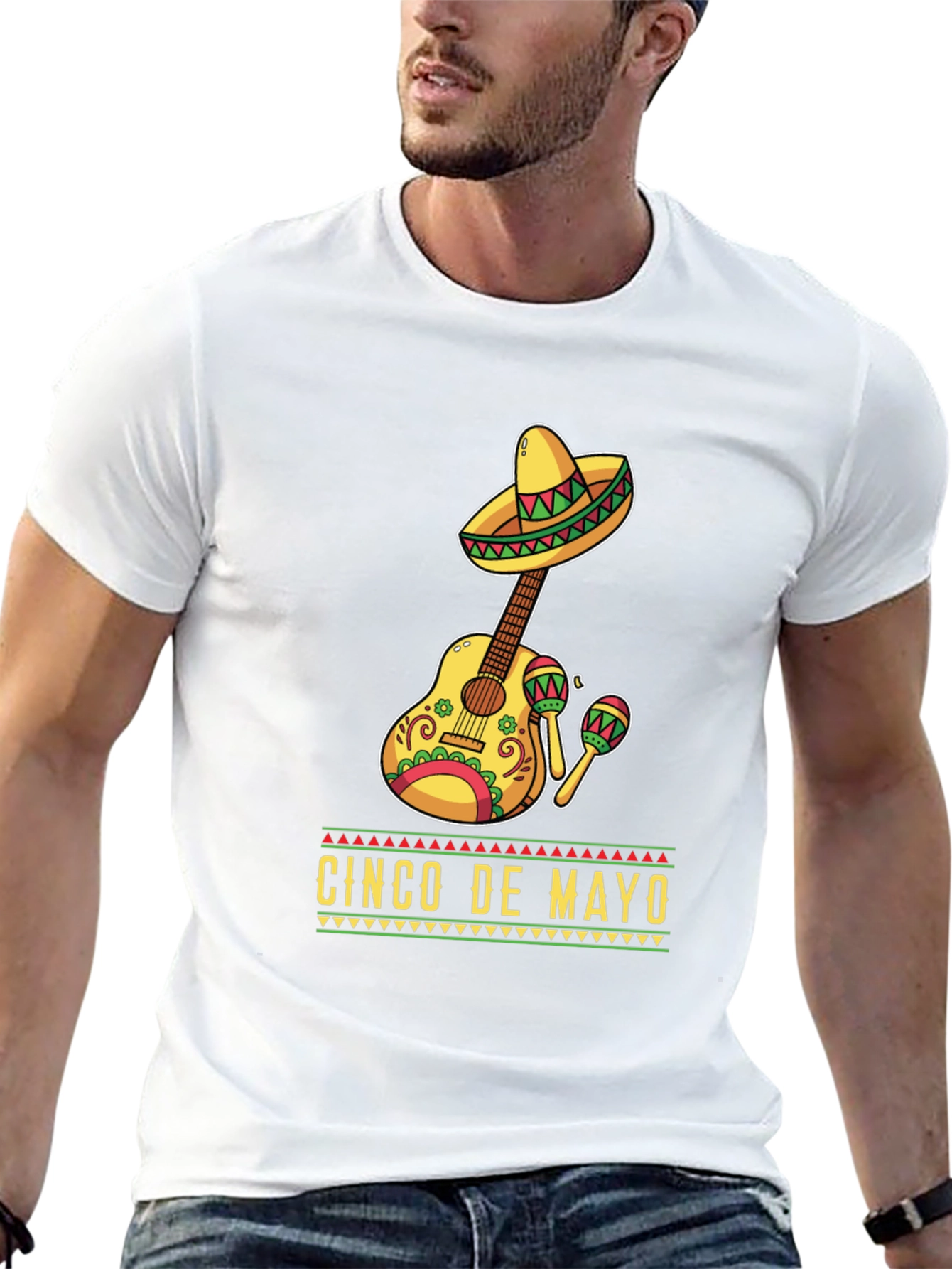 Cinco De Mayo Guitar T-Shirt