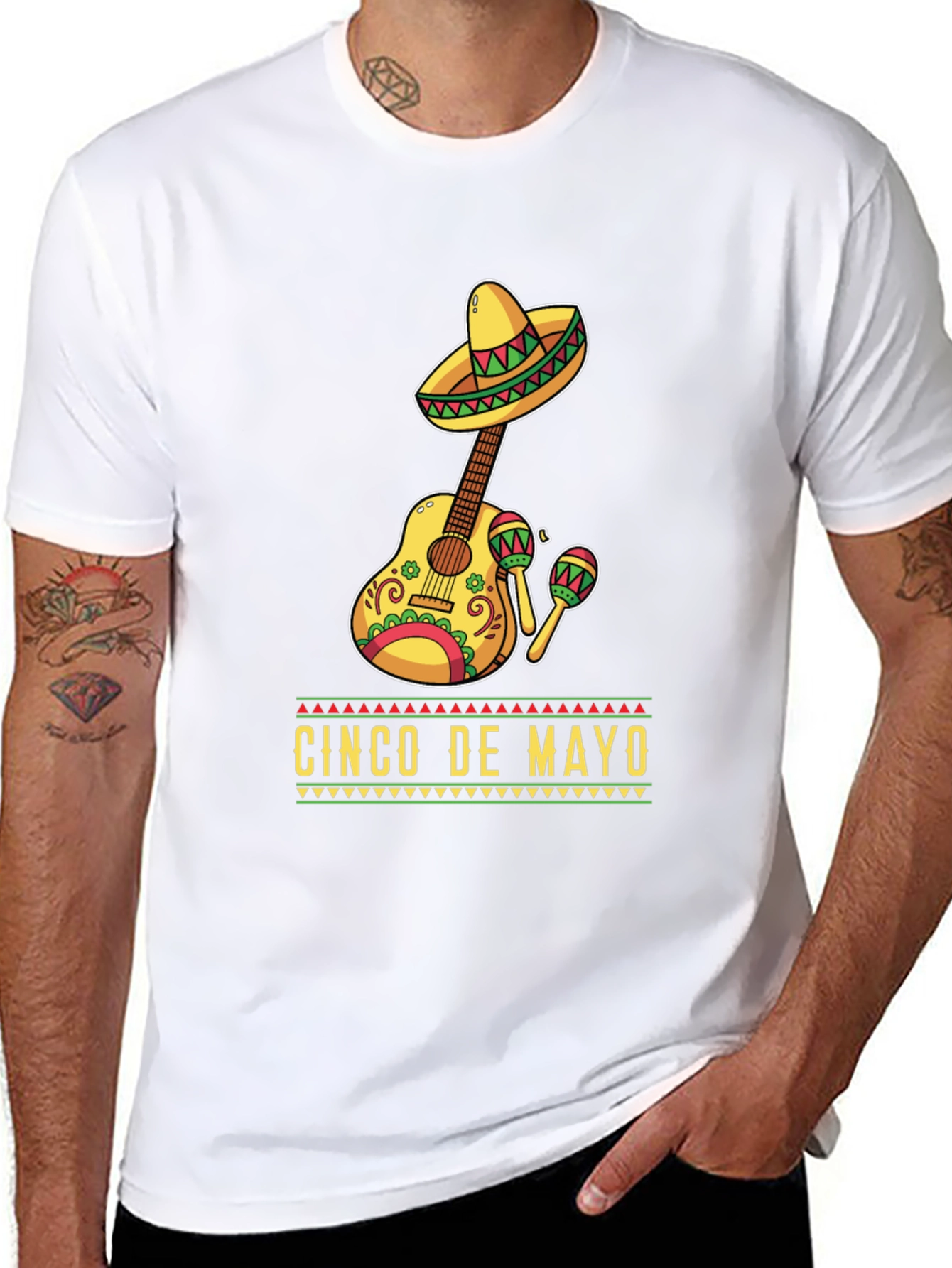 Cinco De Mayo Guitar T-Shirt