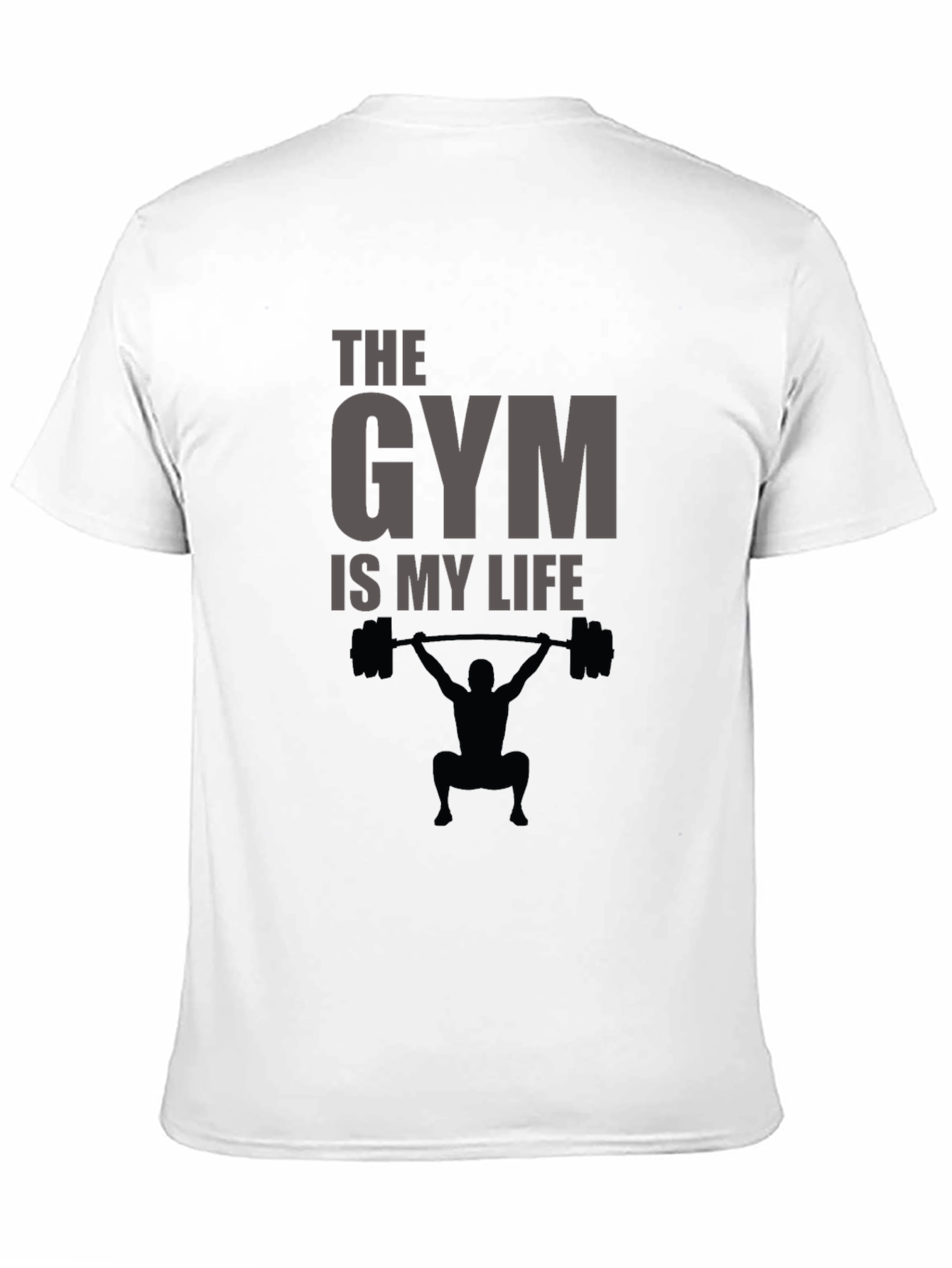 Gym is My Life Black T-Shirt