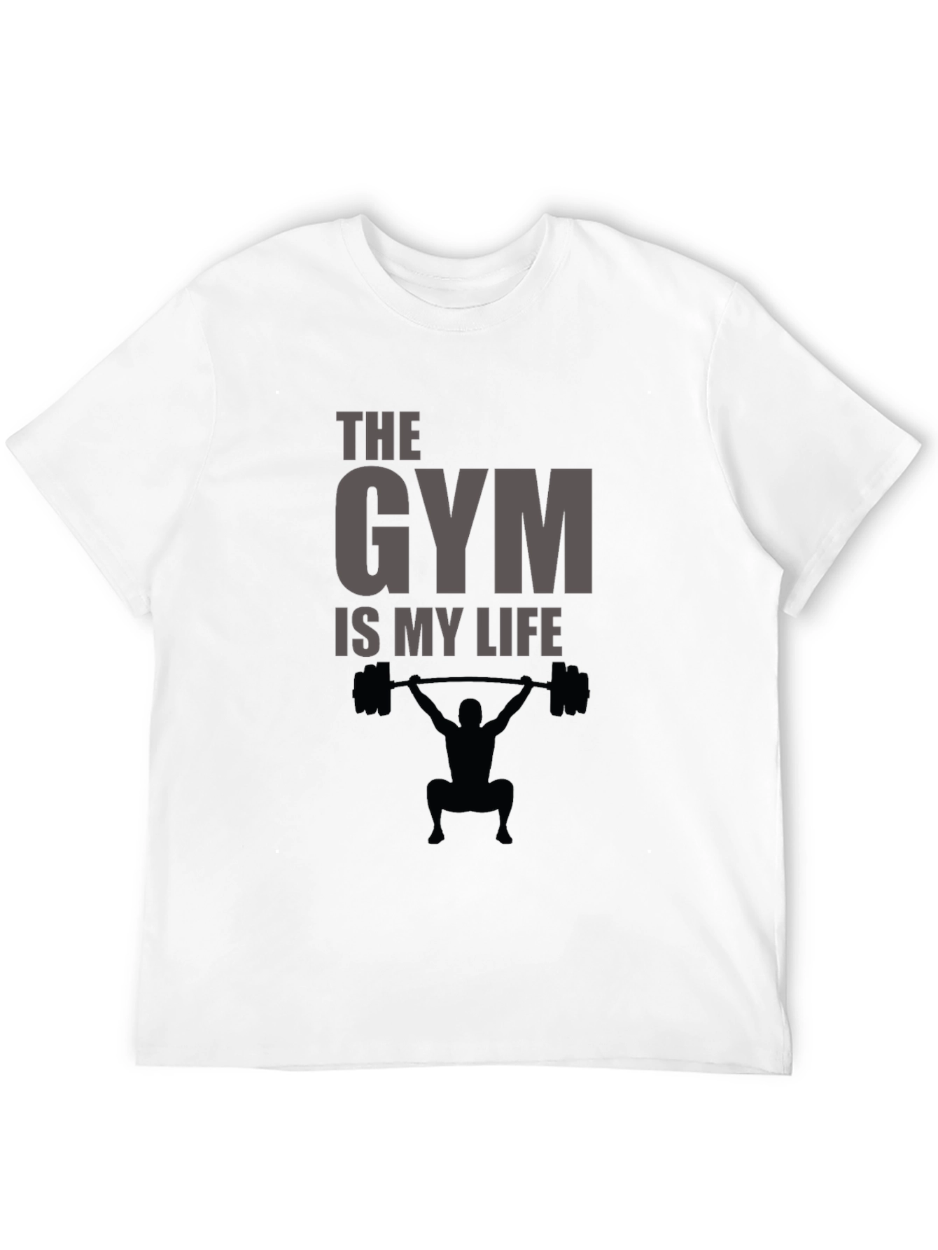 Gym is My Life Black T-Shirt