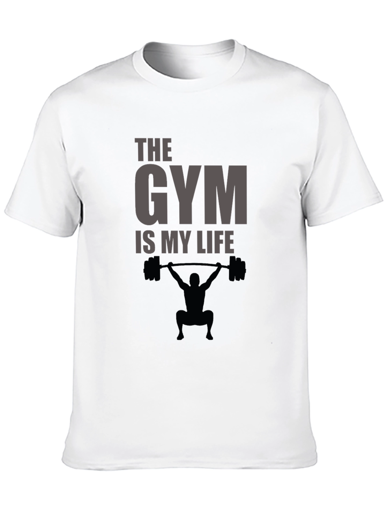 Gym is My Life Black T-Shirt
