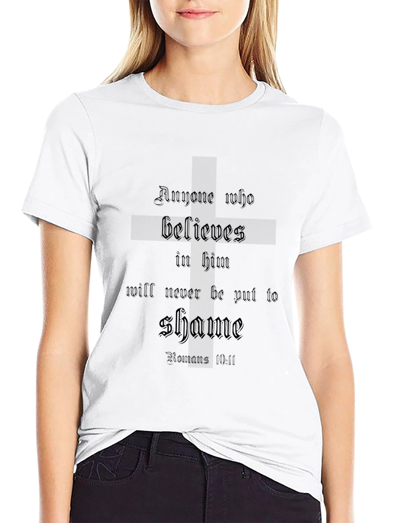 Faithful Words Tee - Black Christian Shirt
