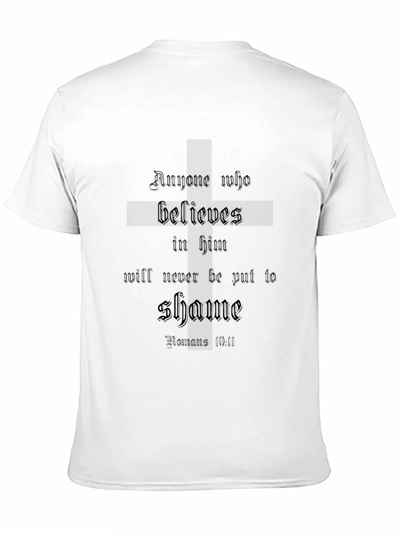 Faithful Words Tee - Black Christian Shirt