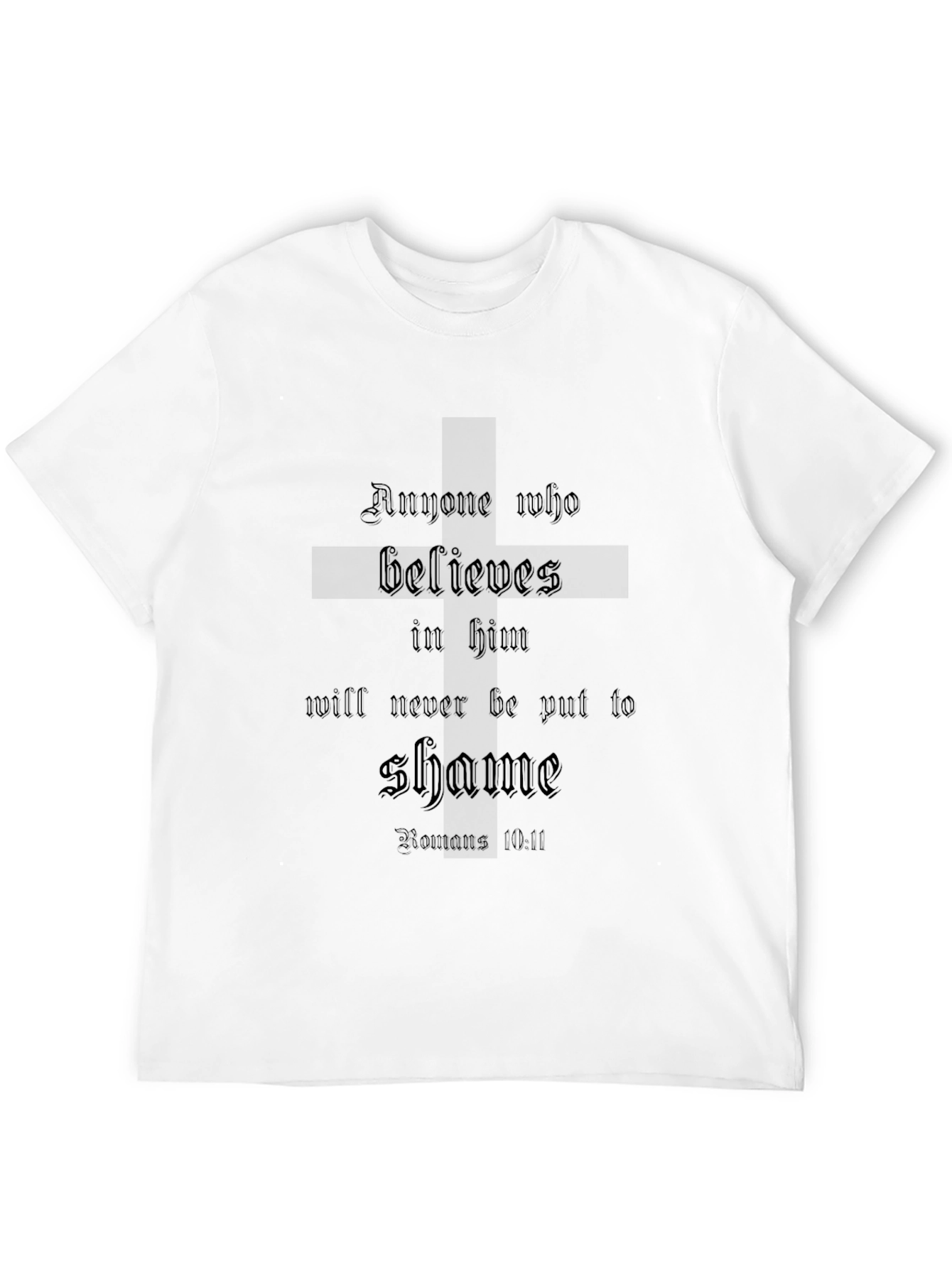Faithful Words Tee - Black Christian Shirt