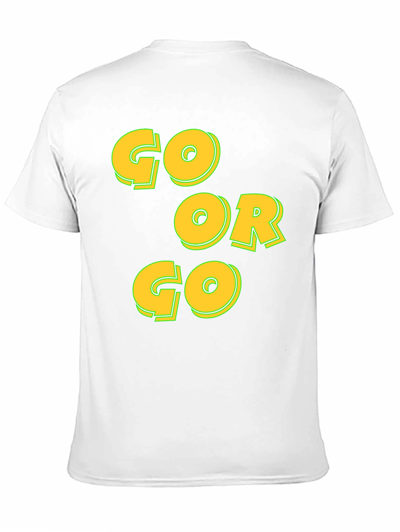 Go or Go Black T-Shirt - Motivational Tee