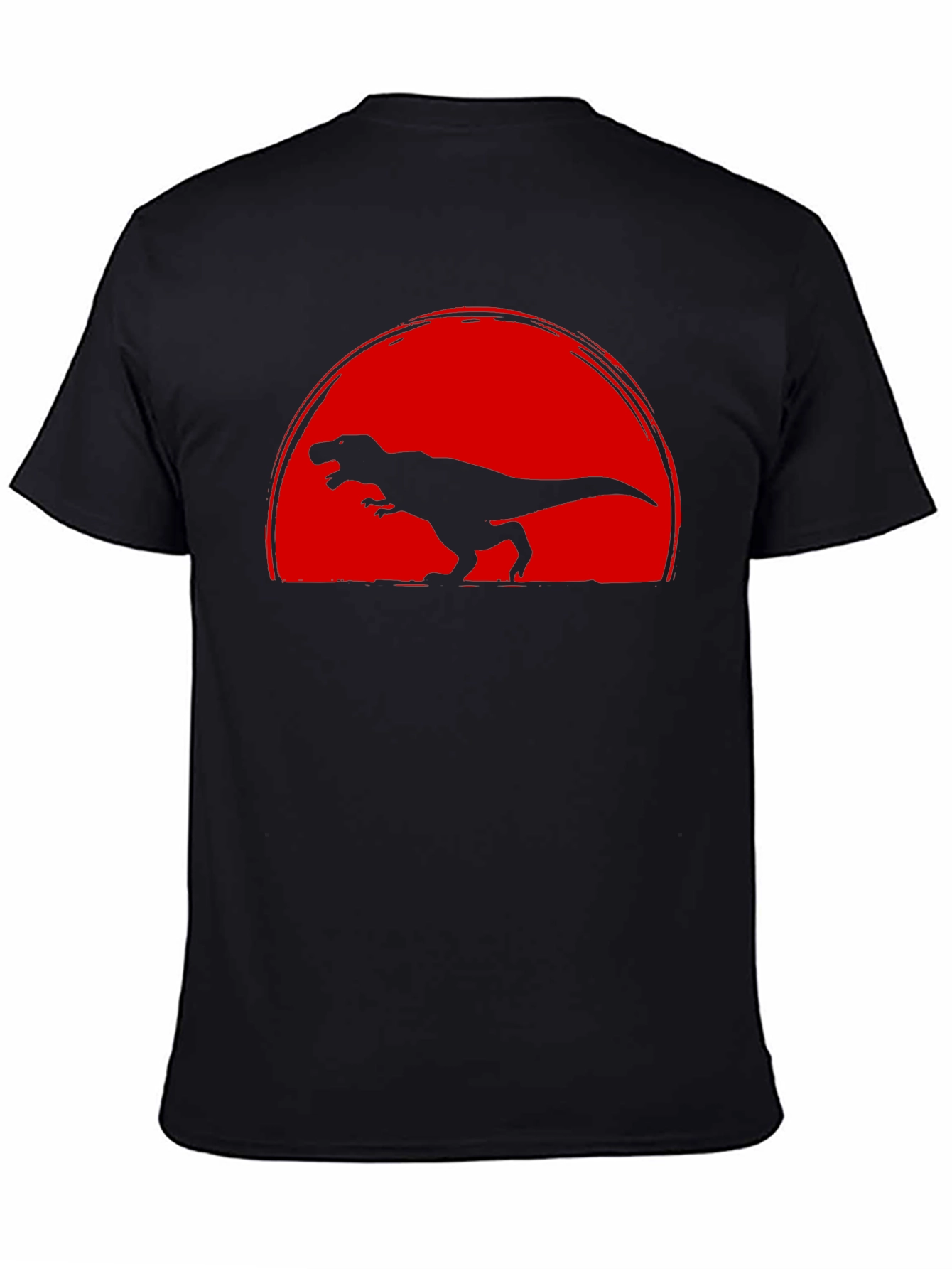 Dinosaur Sunset Graphic T-Shirt
