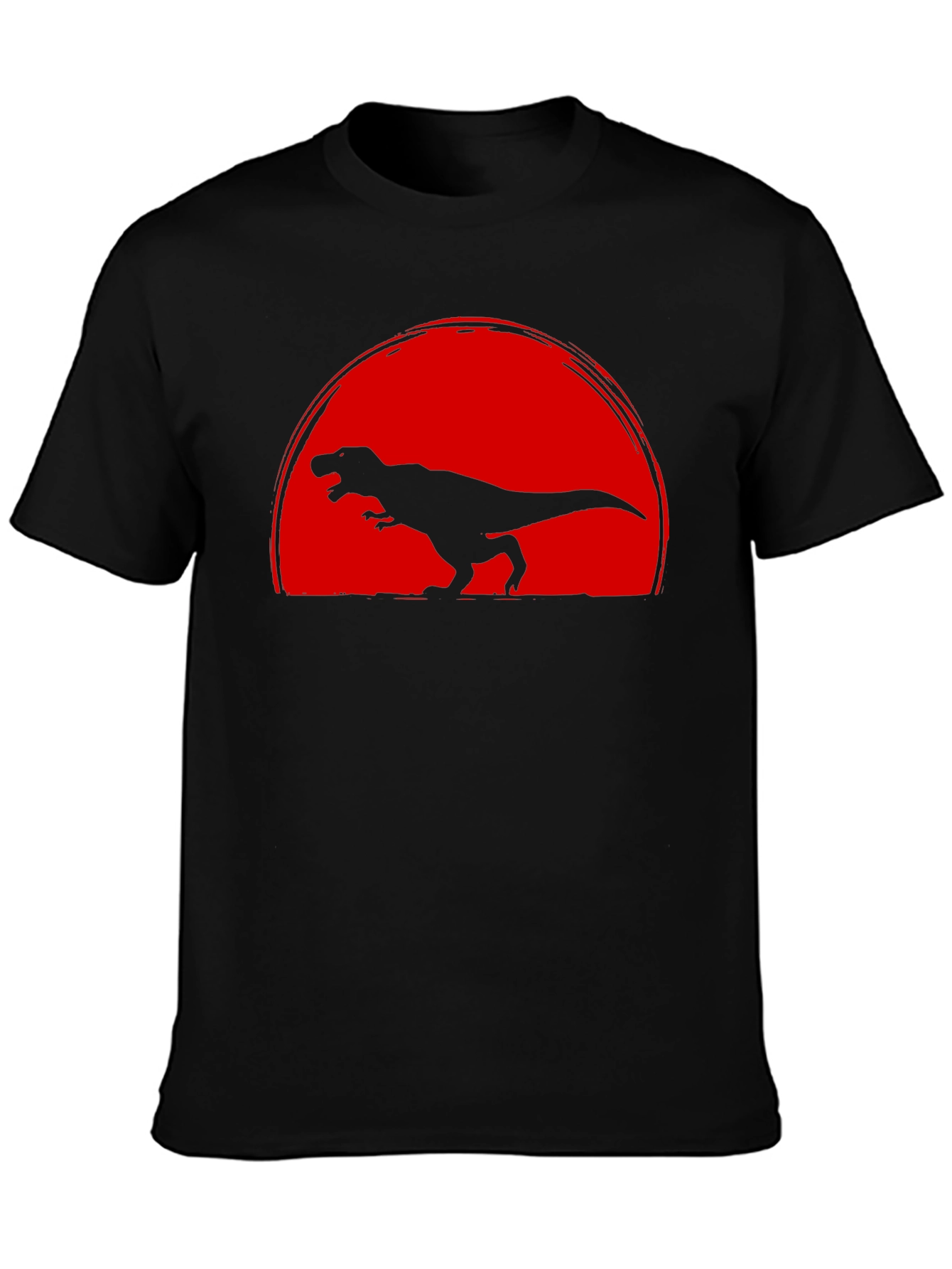 Dinosaur Sunset Graphic T-Shirt