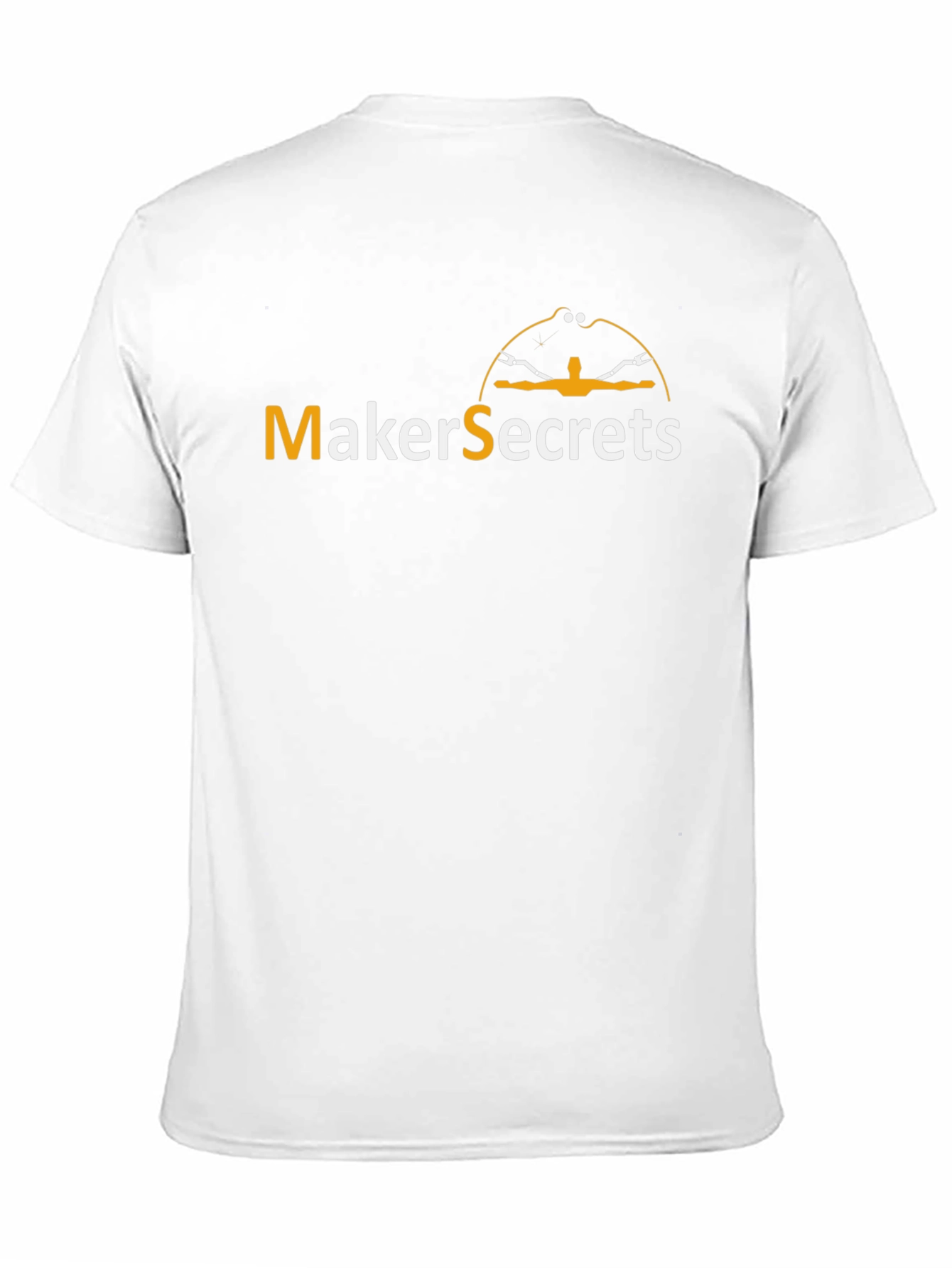 MakerSecrets Graphic Tee - Black Cotton T-Shirt