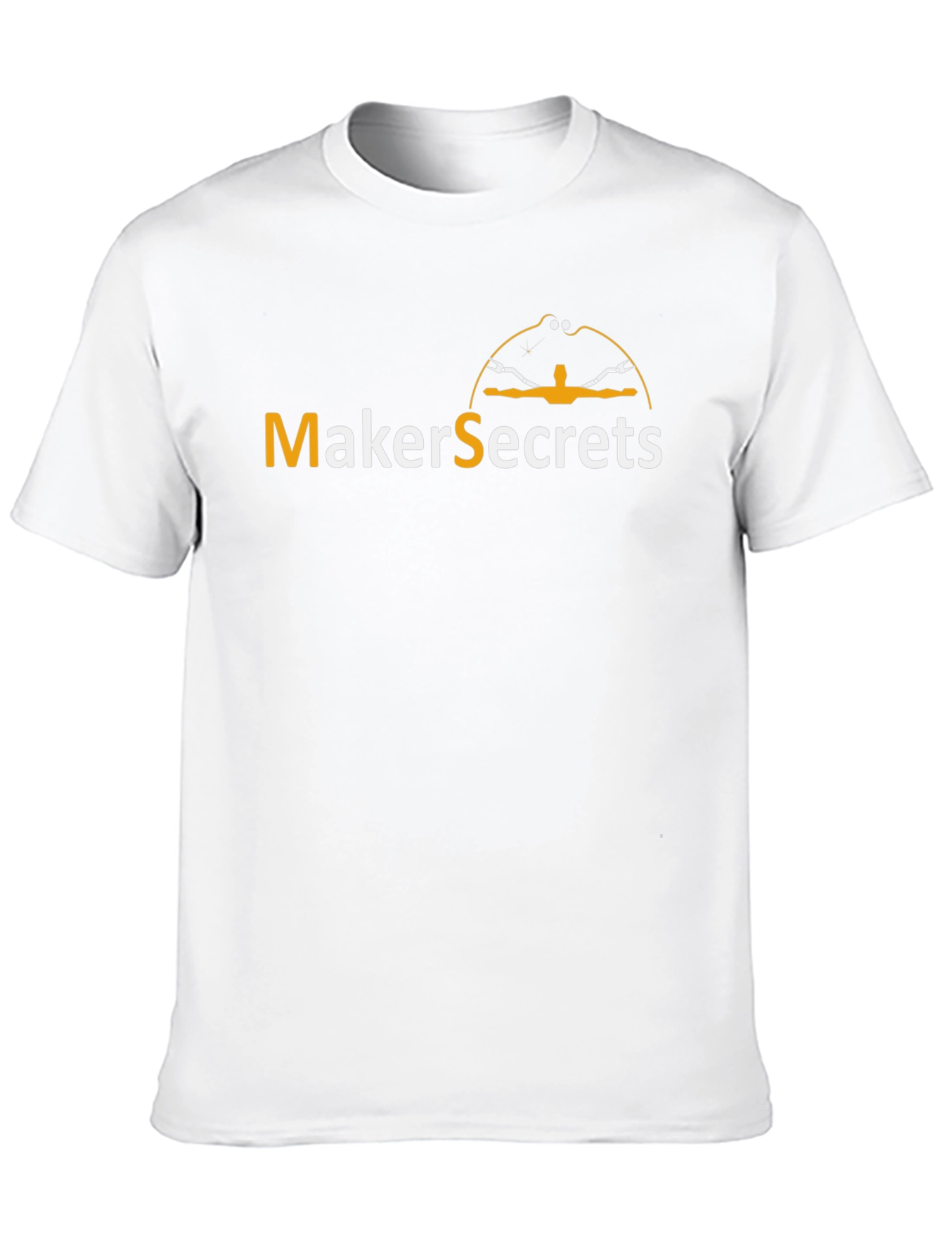 MakerSecrets Graphic Tee - Black Cotton T-Shirt